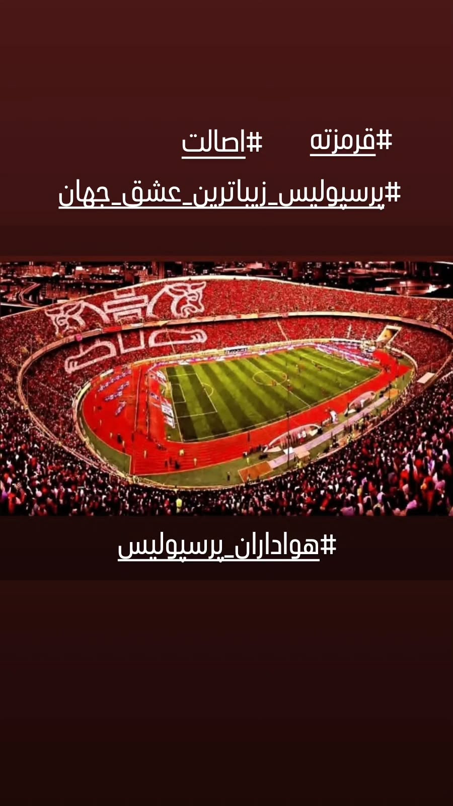  جدید ترین استوری اینستاگرام رضا شاهرودی