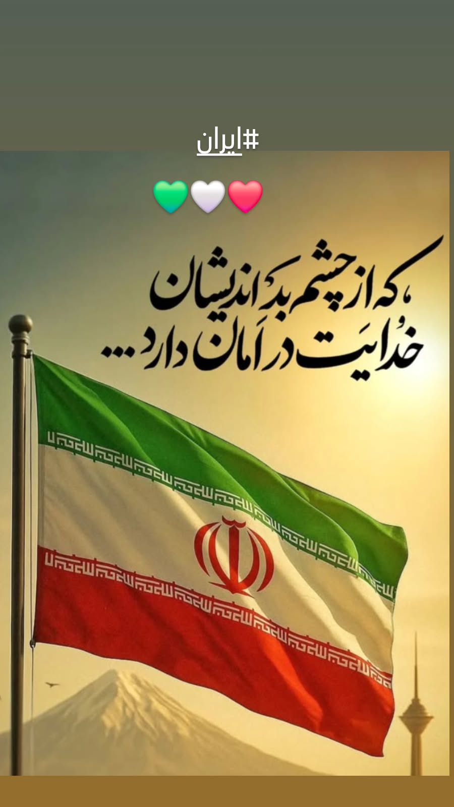  جدید ترین استوری اینستاگرام رضا شاهرودی