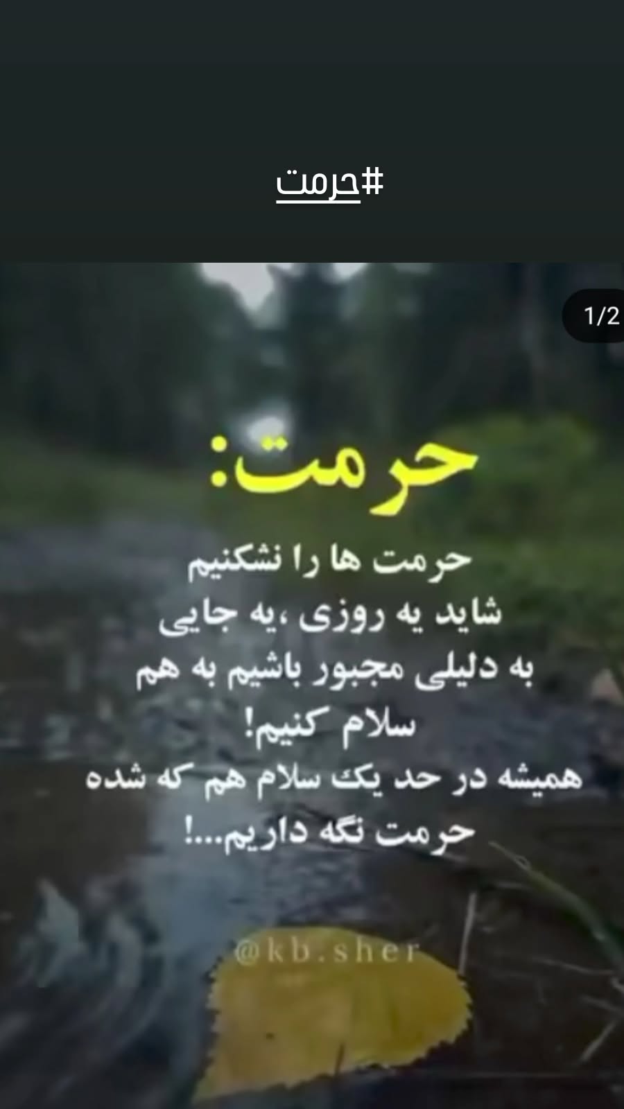  جدید ترین استوری اینستاگرام رضا شاهرودی