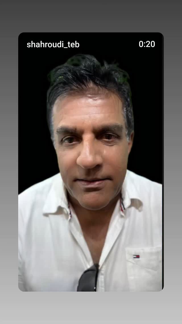  جدید ترین استوری اینستاگرام رضا شاهرودی