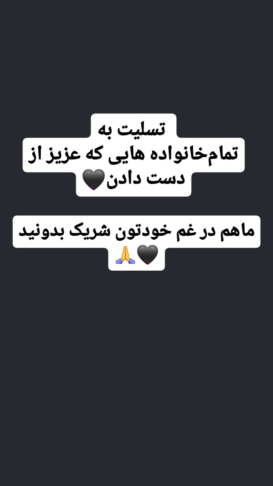 جدید ترین استوری اینستاگرام رضا شاهرودی