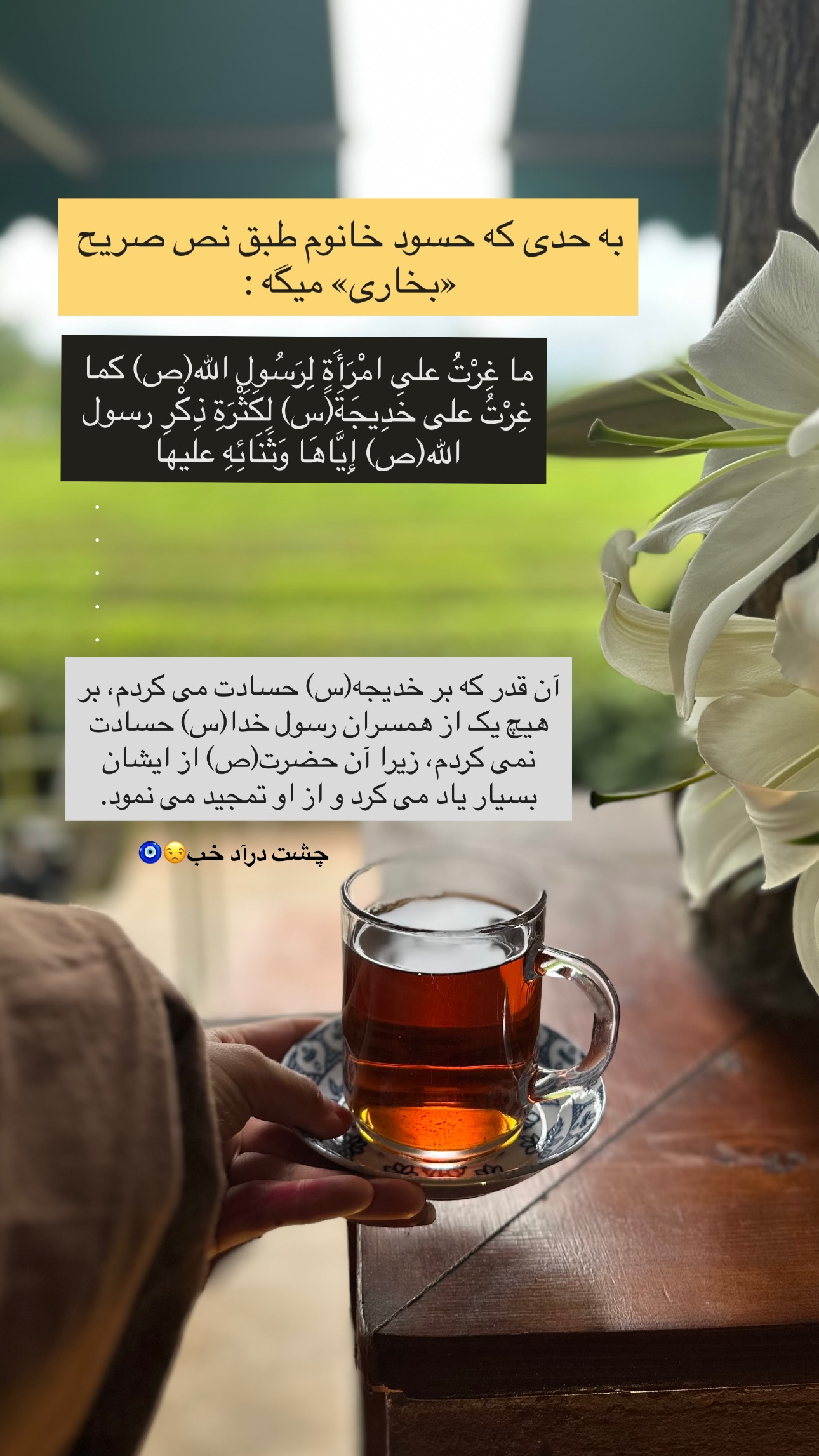  جدید ترین استوری اینستاگرام فتانه