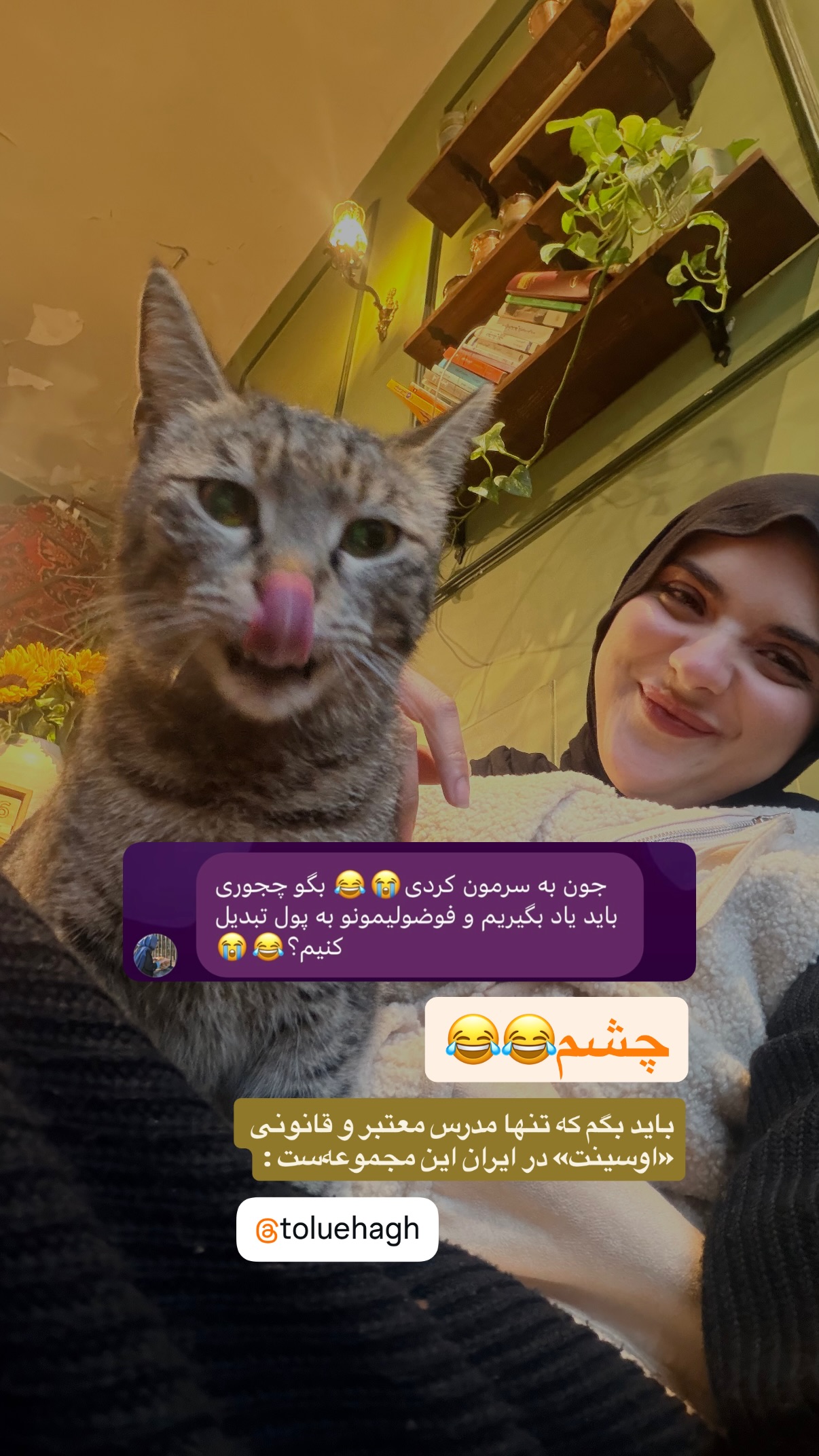  جدید ترین استوری اینستاگرام فتانه