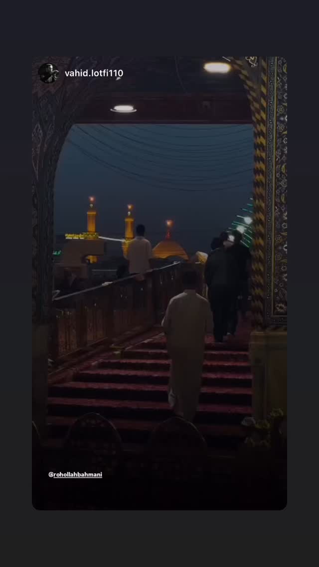  جدید ترین استوری اینستاگرام روح الله بهمنی