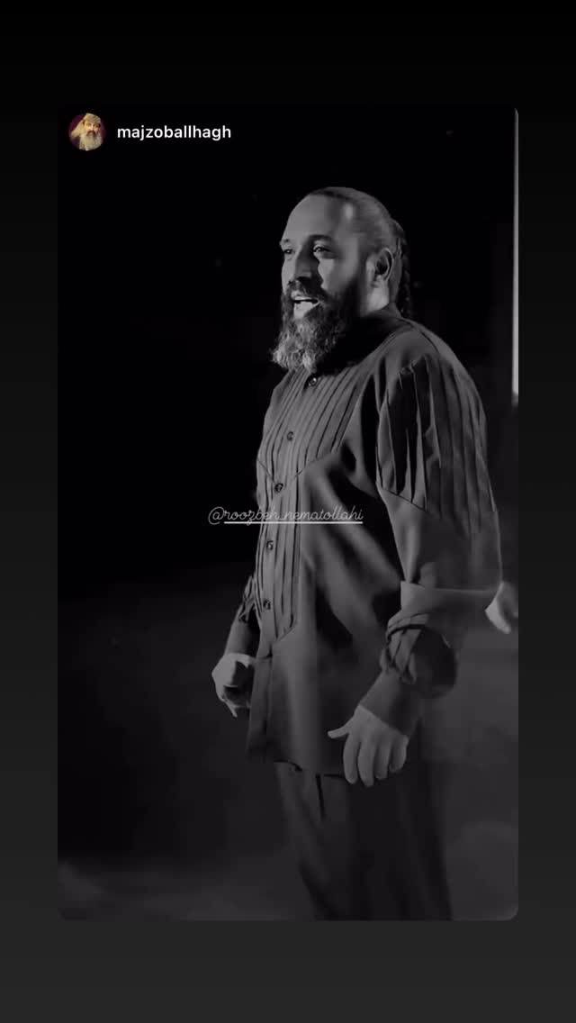  جدید ترین استوری اینستاگرام روزبه نعمت الهی