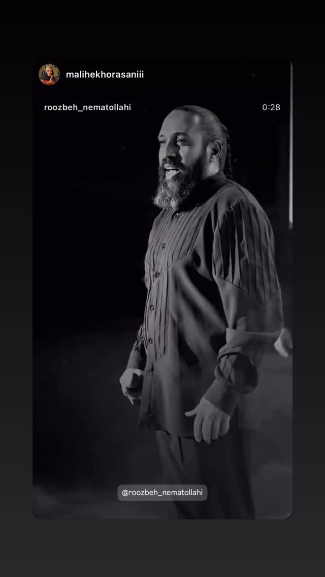  جدید ترین استوری اینستاگرام روزبه نعمت الهی