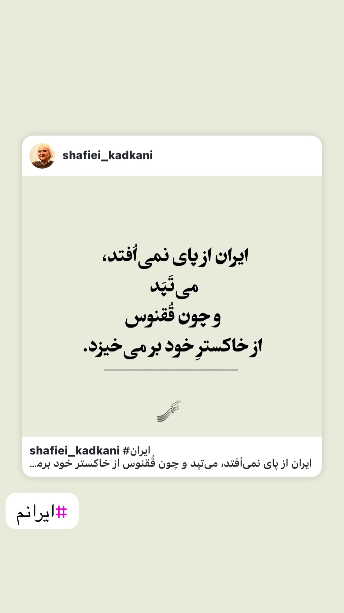  جدید ترین استوری اینستاگرام روشنک عجمیان