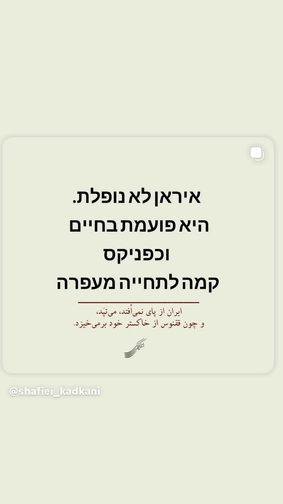 جدید ترین استوری اینستاگرام روشنک عجمیان