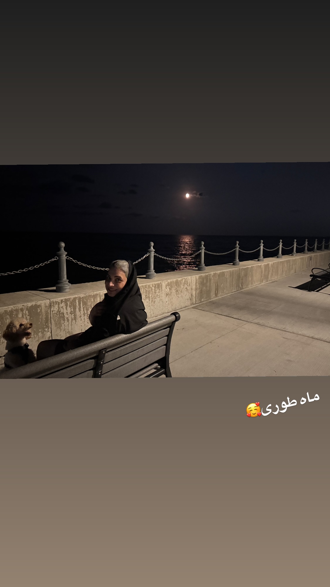  جدید ترین استوری اینستاگرام روشنک عجمیان