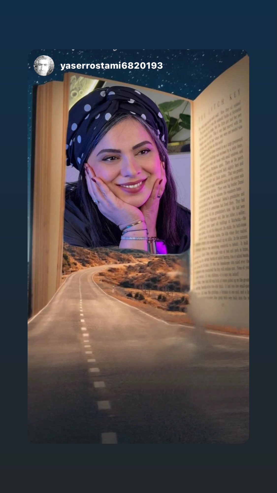  جدید ترین استوری اینستاگرام روشنک عجمیان