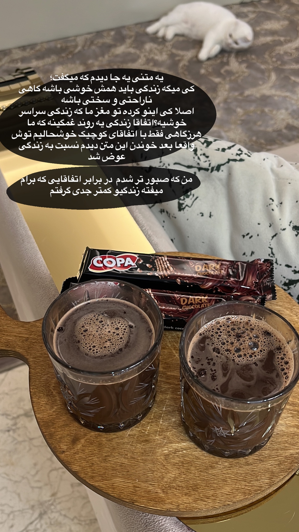  جدید ترین استوری اینستاگرام رویا و امیر حسام