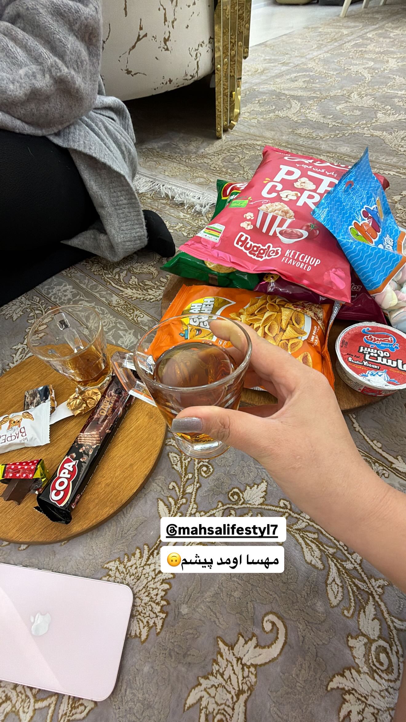  جدید ترین استوری اینستاگرام رویا و امیر حسام