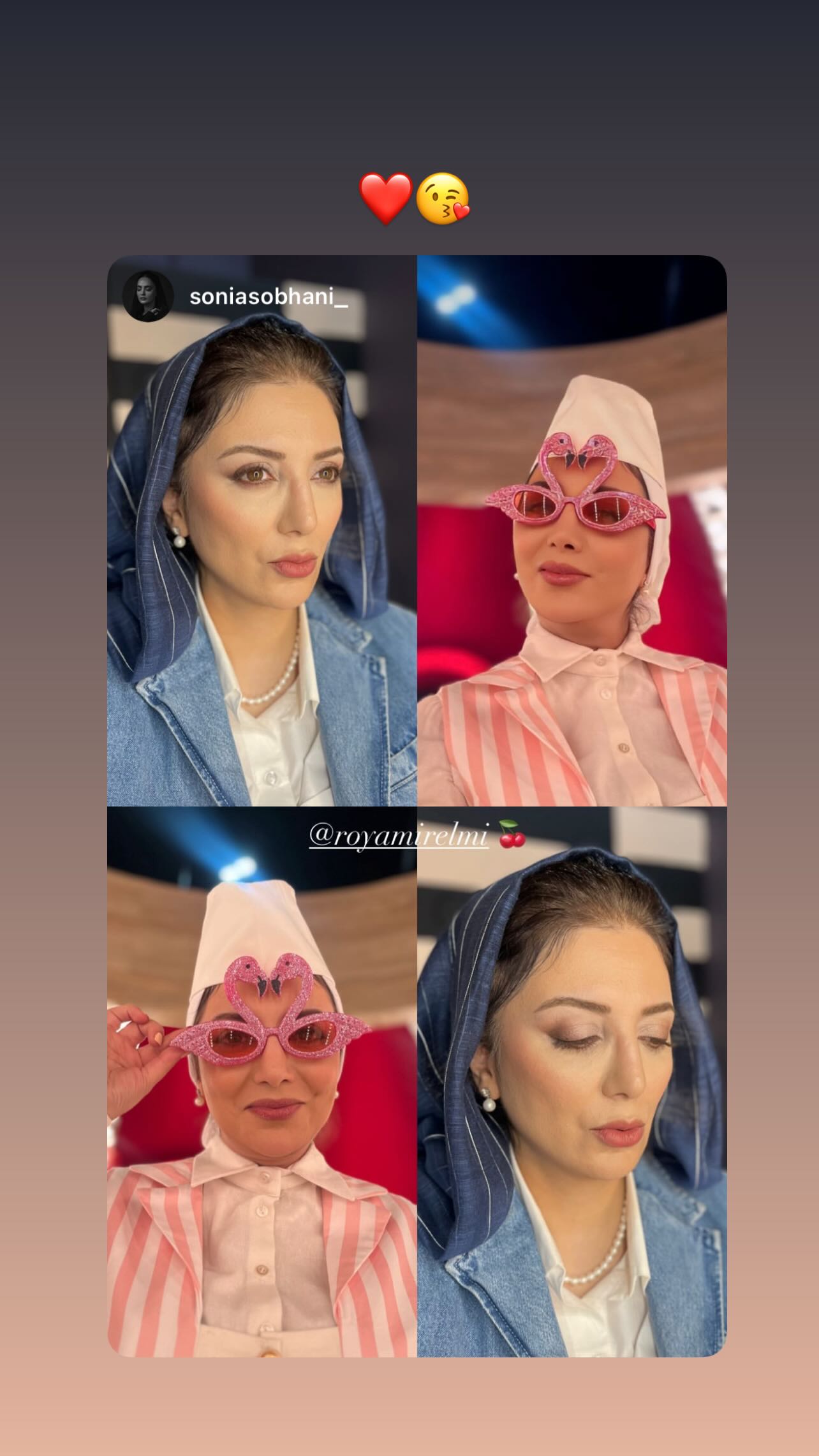  جدید ترین استوری اینستاگرام رویا میر علمی