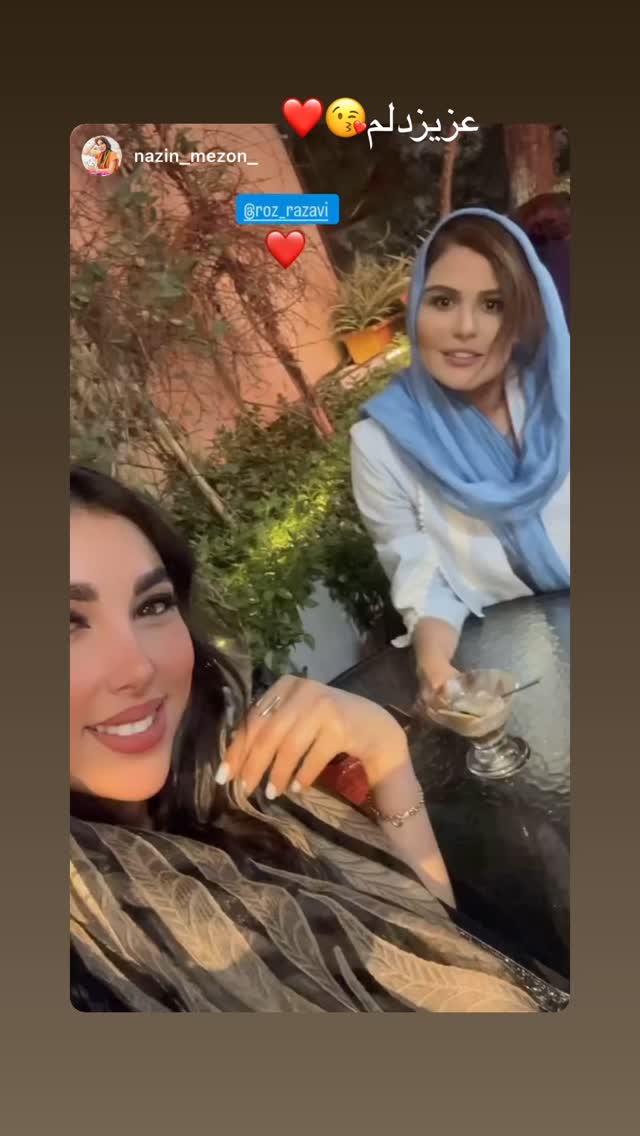  جدید ترین استوری اینستاگرام رز رضوی