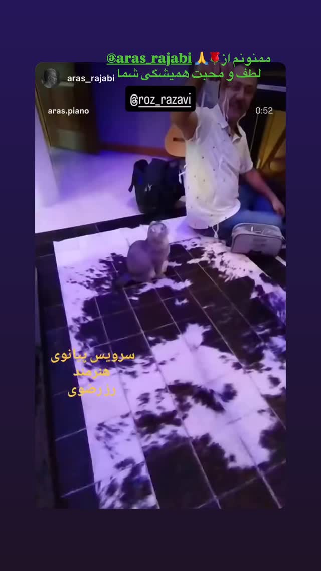  جدید ترین استوری اینستاگرام رز رضوی