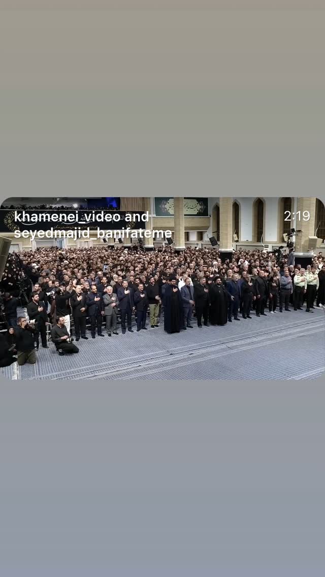  جدید ترین استوری اینستاگرام سید مهدی بنی فاطمه