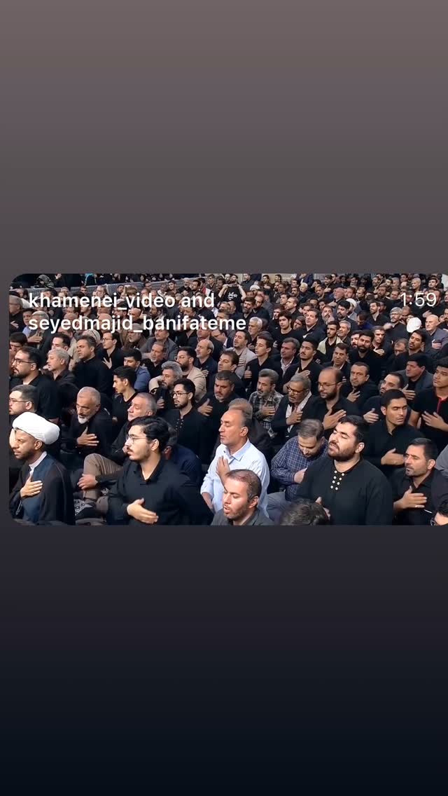 جدید ترین استوری اینستاگرام سید مهدی بنی فاطمه