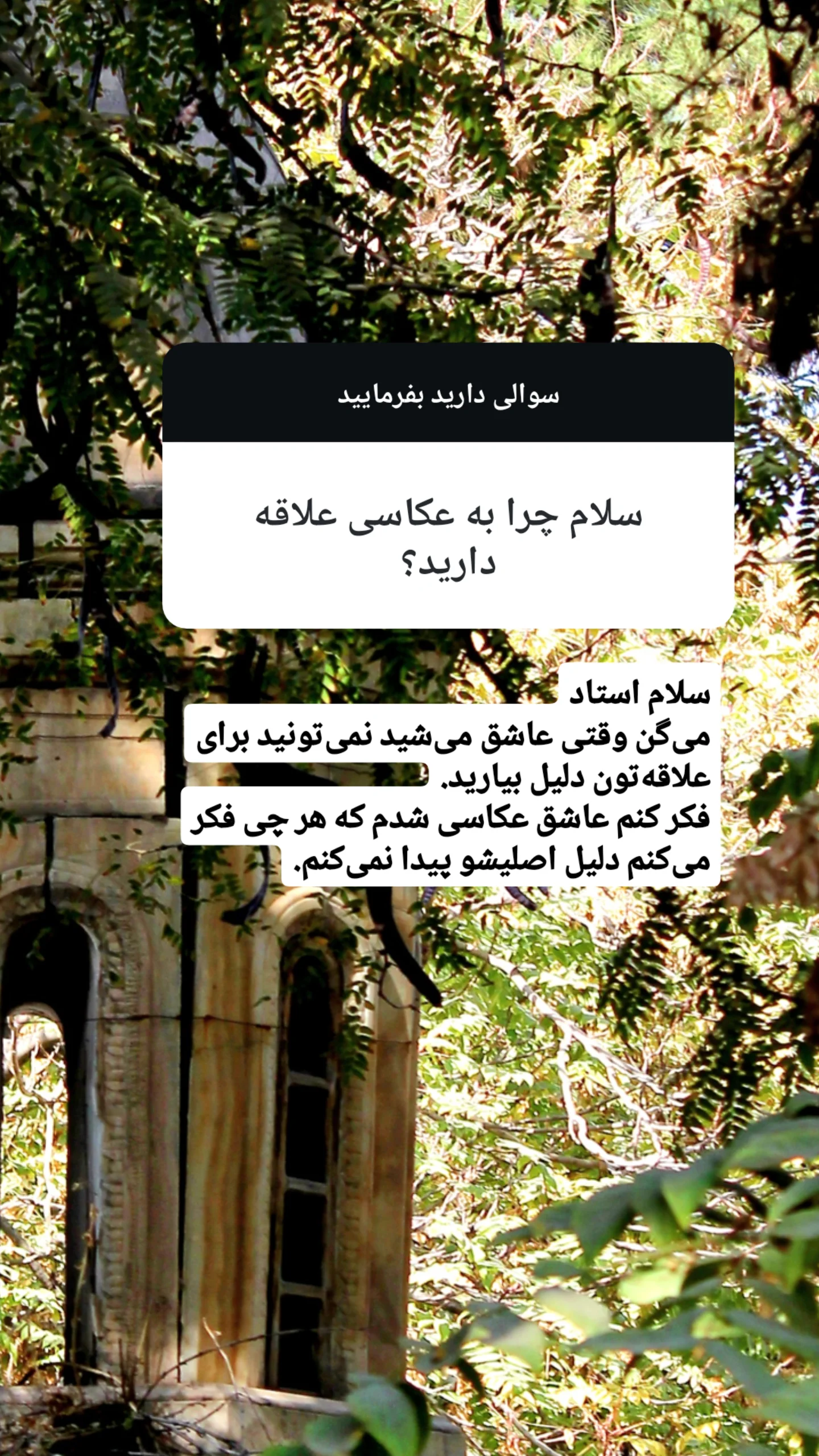  جدید ترین استوری اینستاگرام سارا عرفانی