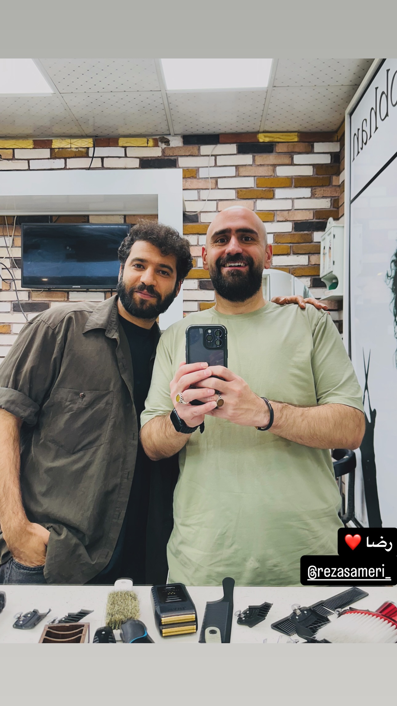  جدید ترین استوری اینستاگرام سيد سام بهشتي