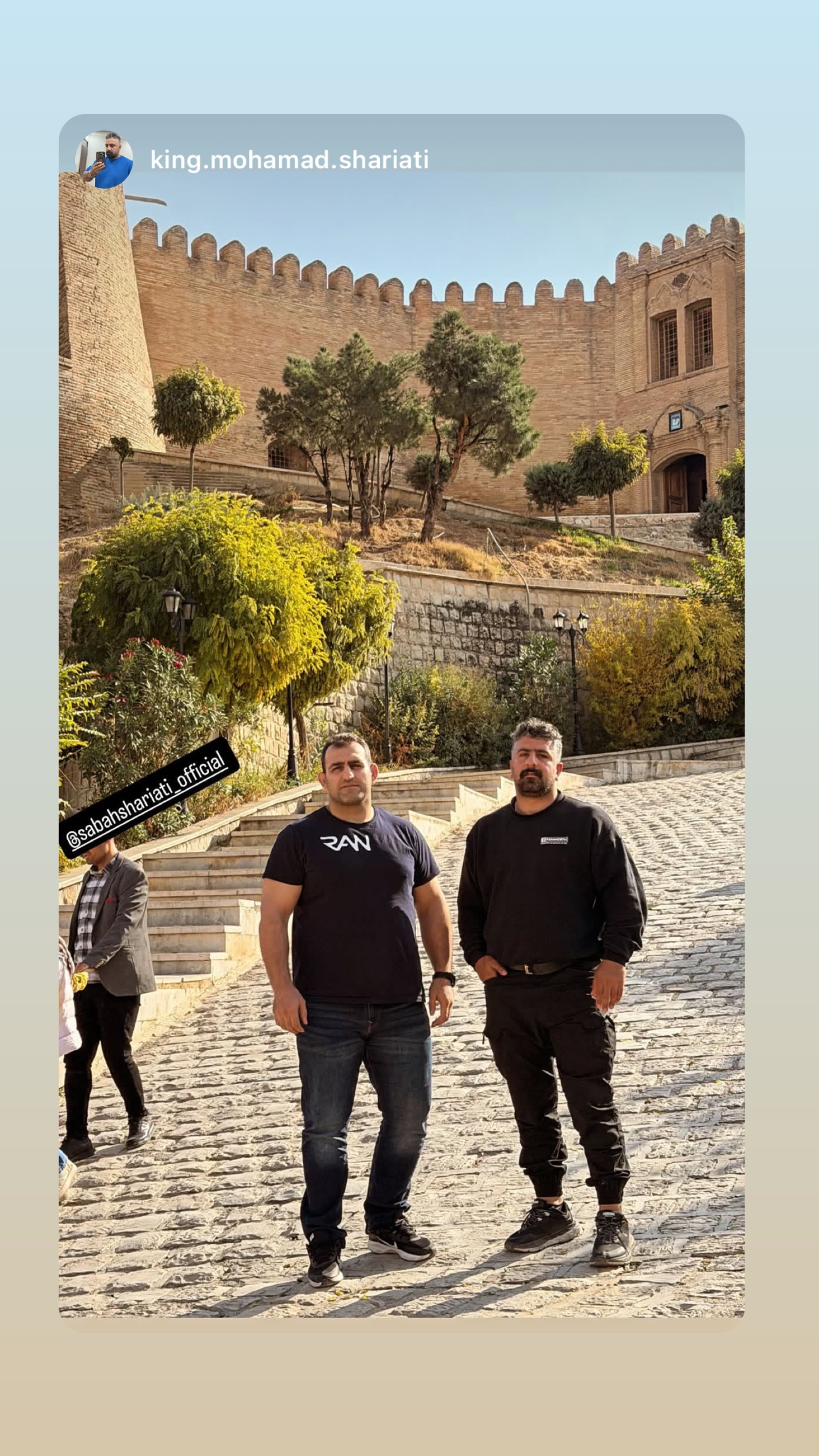  جدید ترین استوری اینستاگرام سبان شریعتی