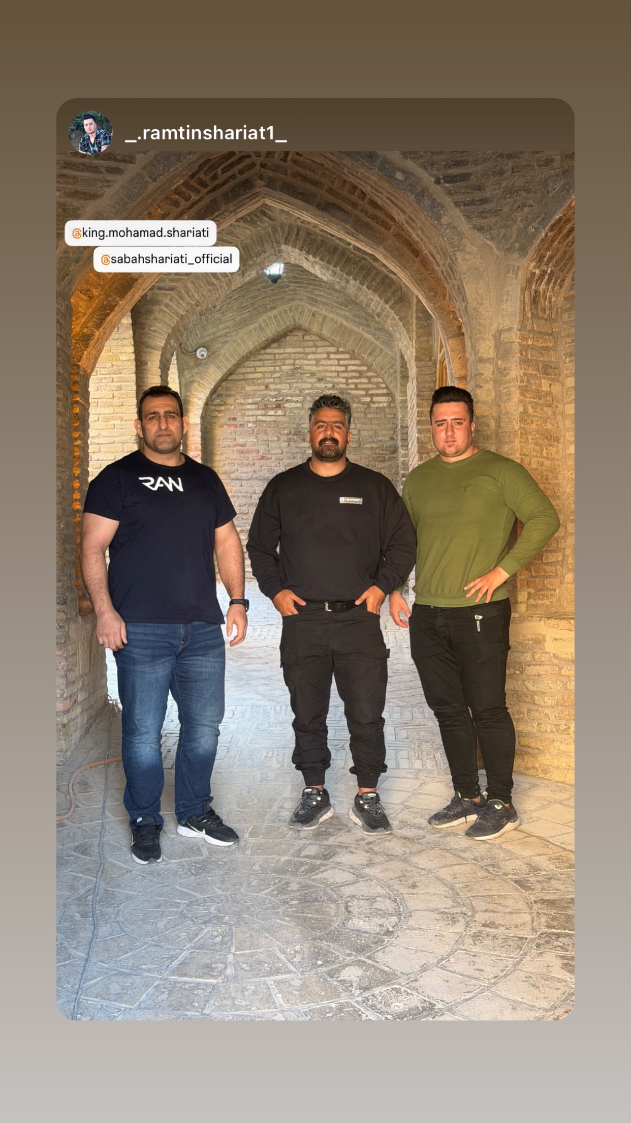  جدید ترین استوری اینستاگرام سبان شریعتی