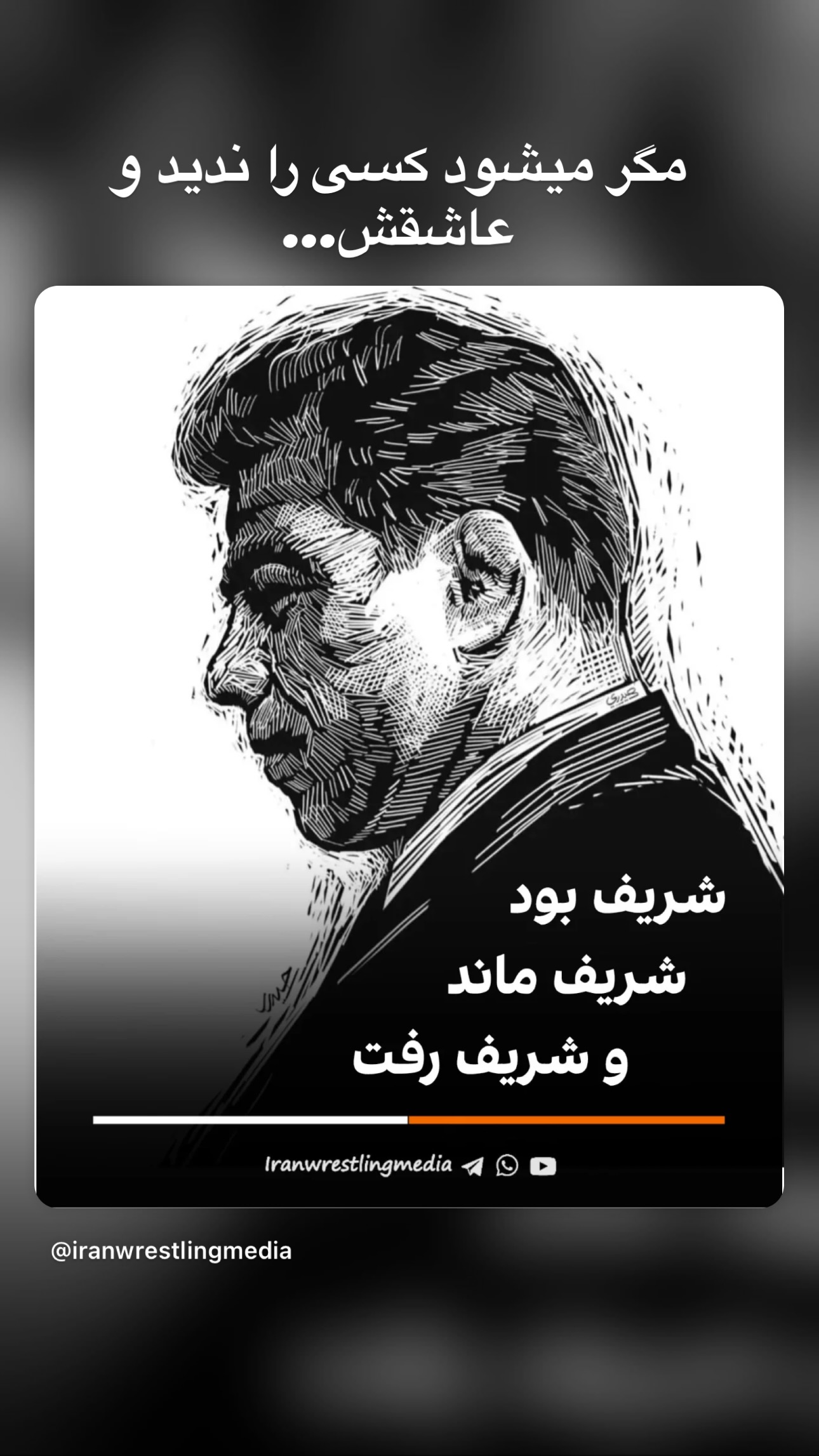  جدید ترین استوری اینستاگرام سبان شریعتی