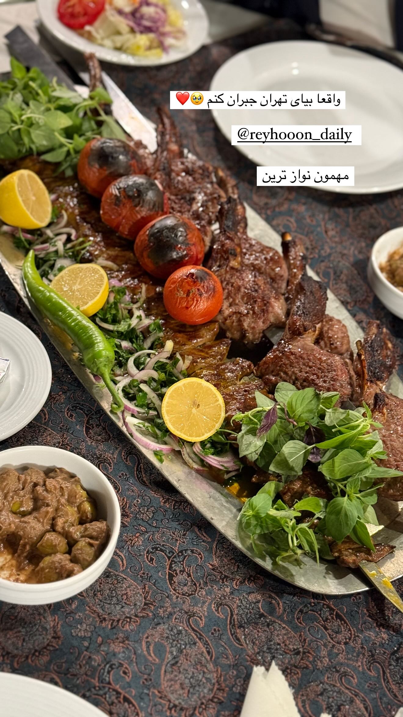  جدید ترین استوری اینستاگرام صبا مرشدی
