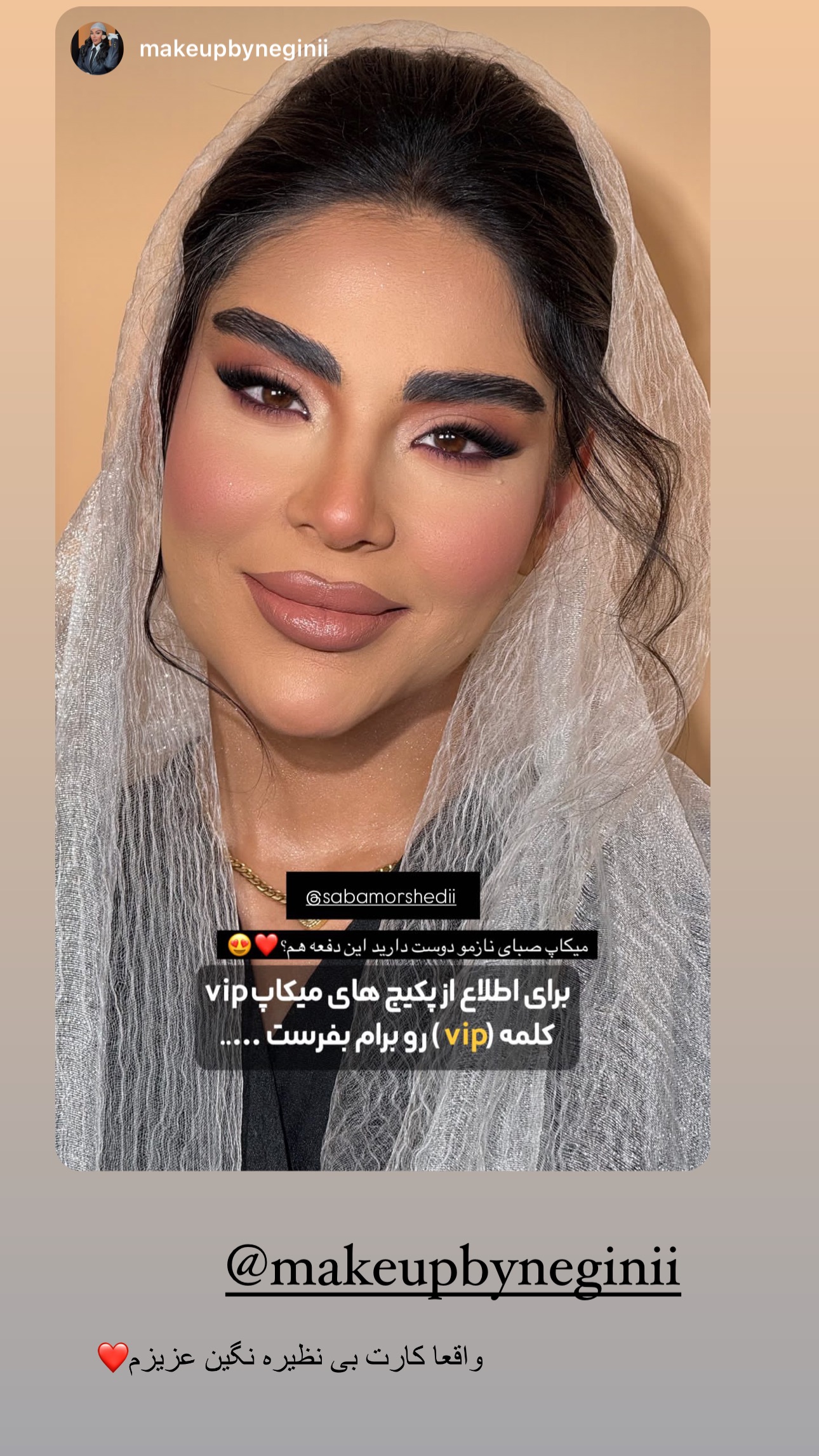  جدید ترین استوری اینستاگرام صبا مرشدی