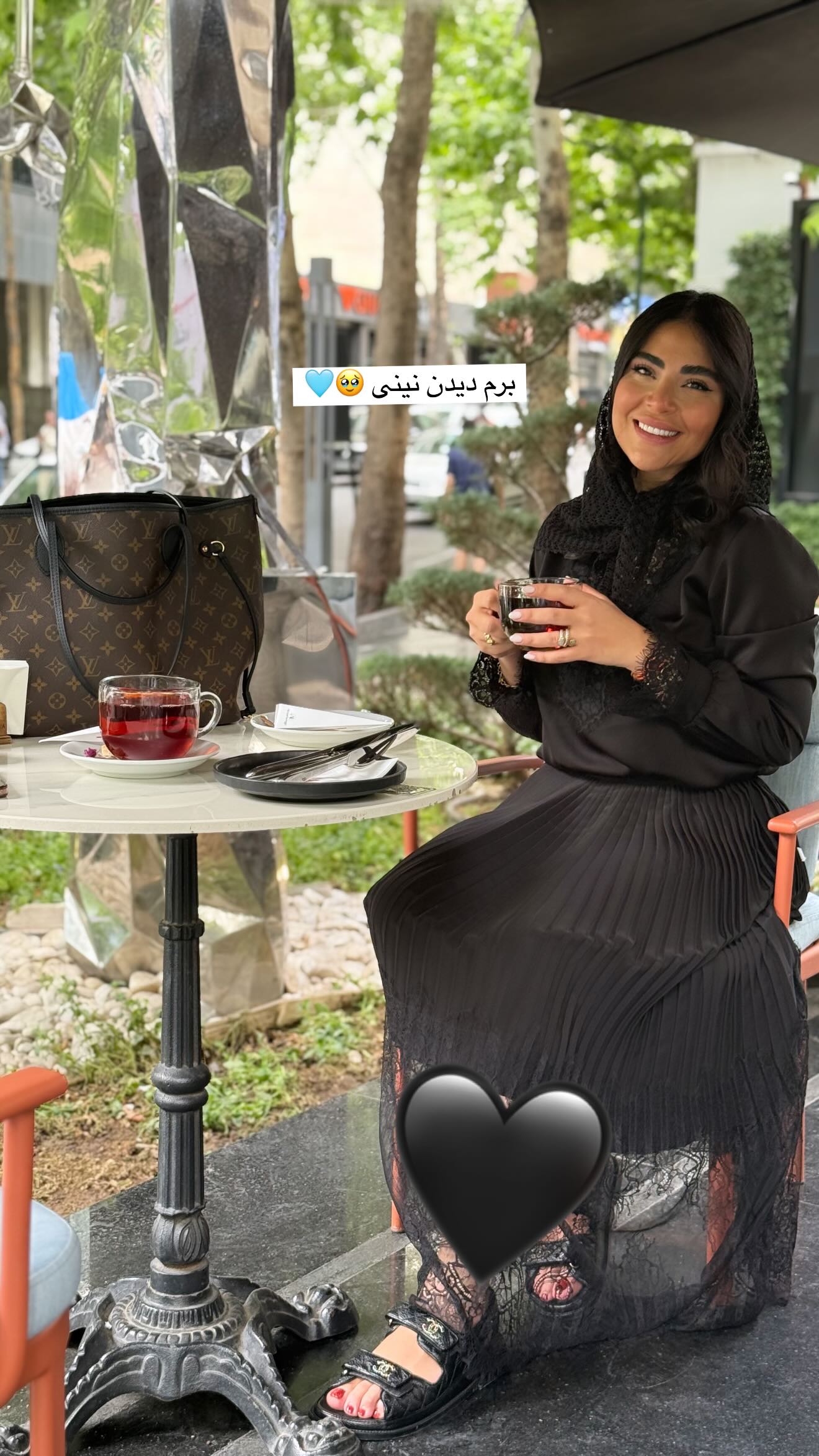  جدید ترین استوری اینستاگرام صبا مرشدی