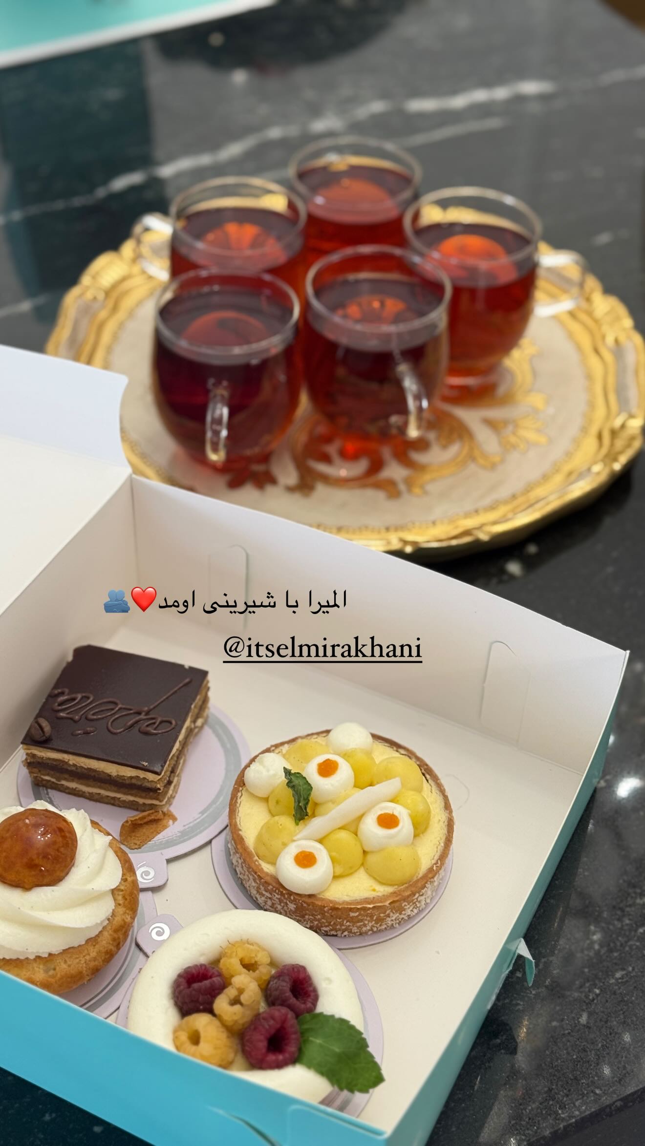  جدید ترین استوری اینستاگرام صبا مرشدی