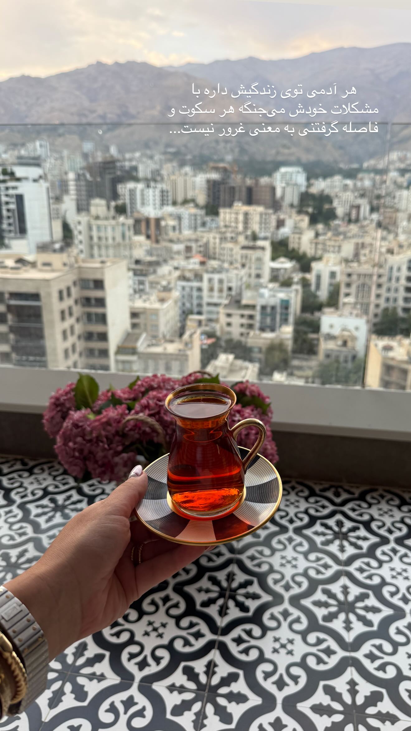  جدید ترین استوری اینستاگرام صبا مرشدی
