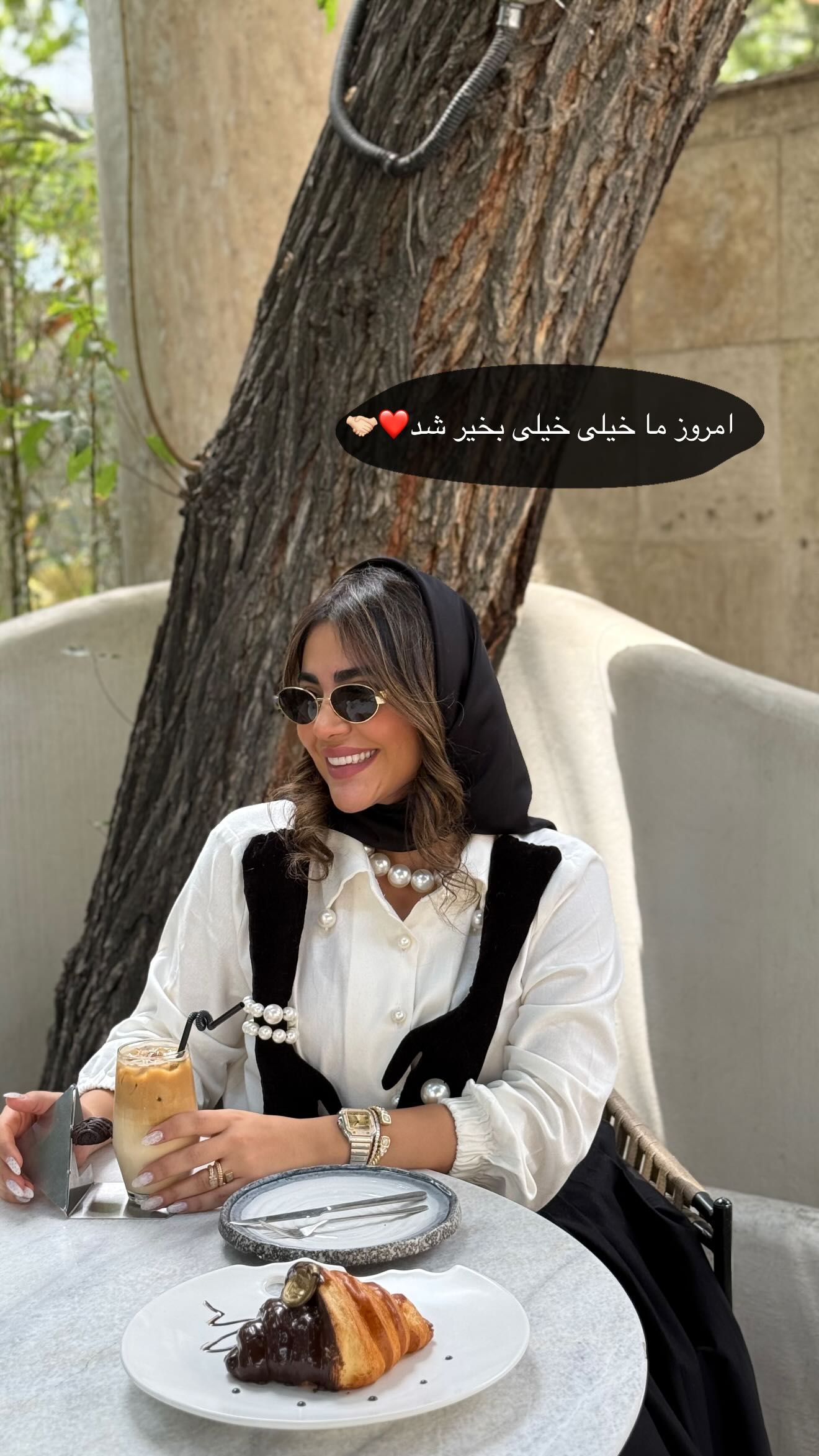 جدید ترین استوری اینستاگرام صبا مرشدی