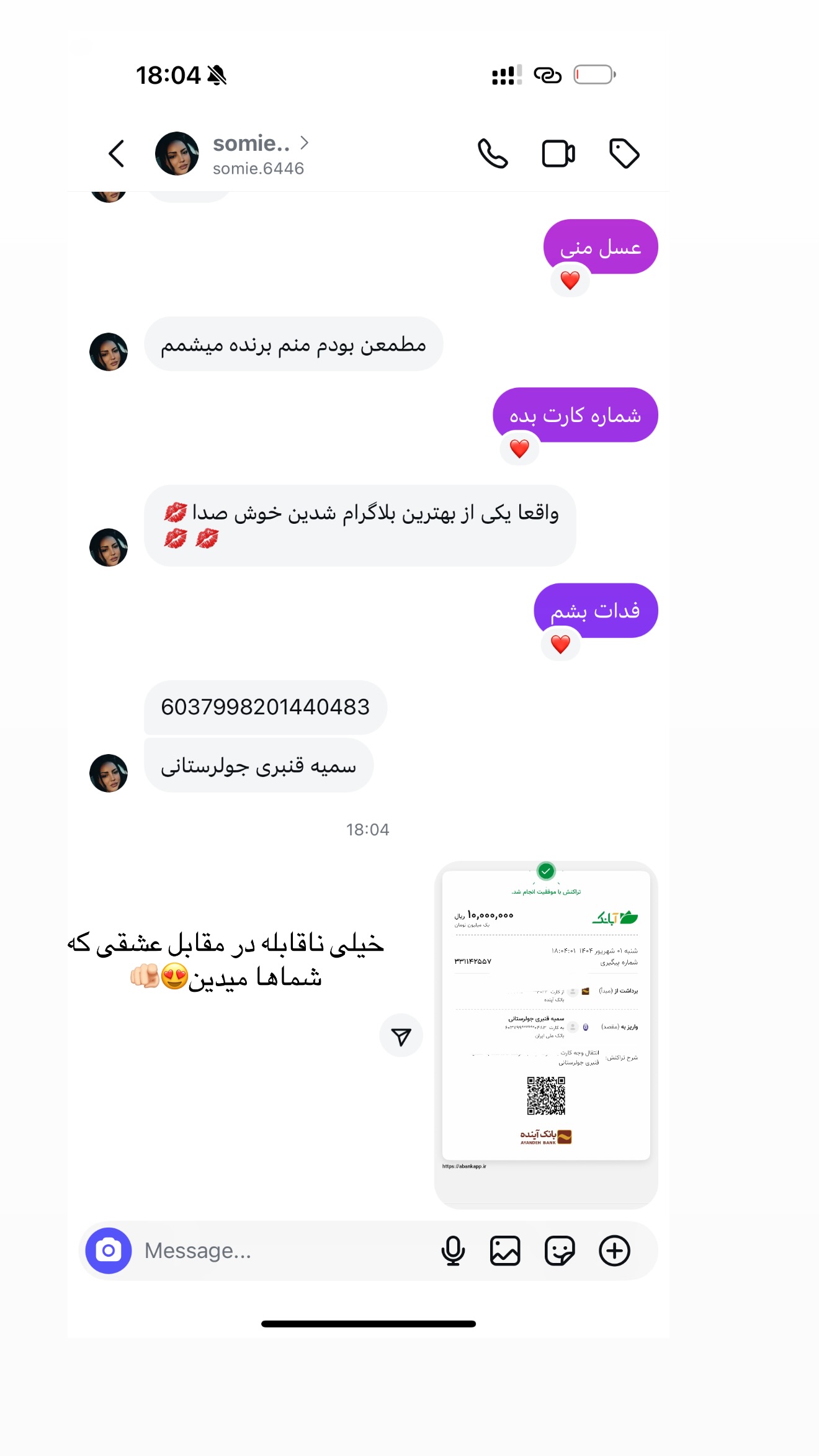  جدید ترین استوری اینستاگرام صبا مرشدی