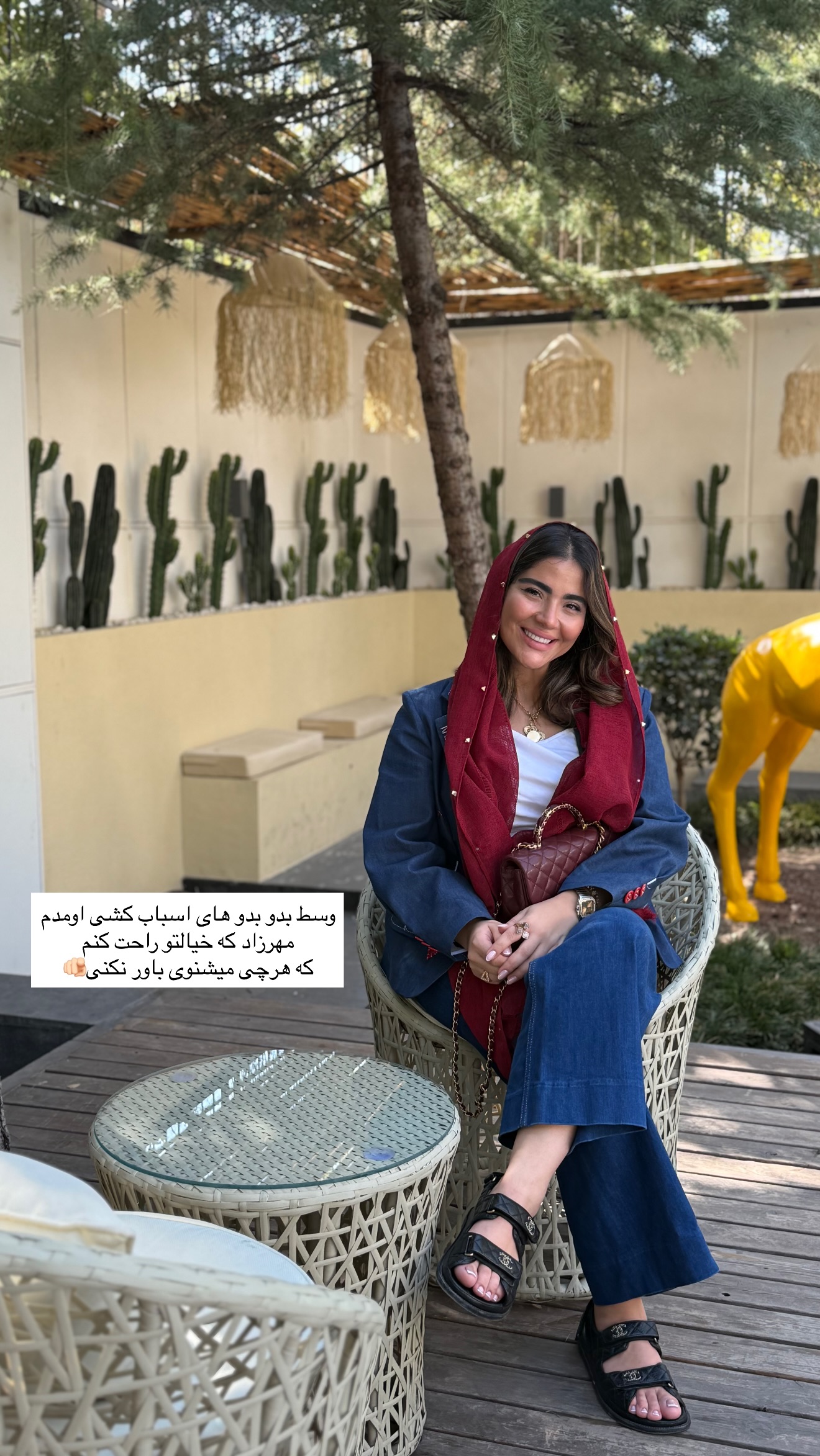  جدید ترین استوری اینستاگرام صبا مرشدی