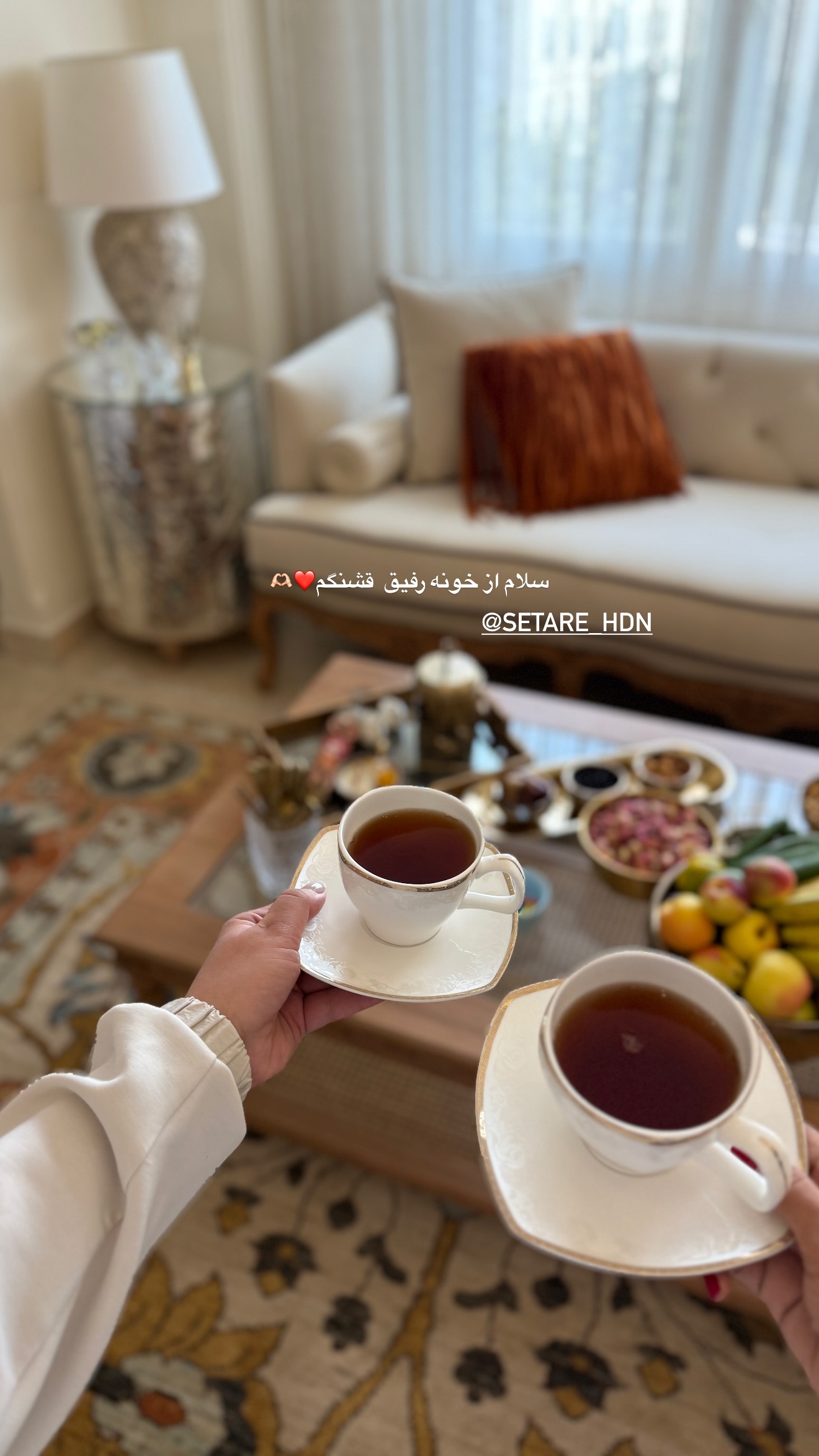  جدید ترین استوری اینستاگرام صبا مرشدی