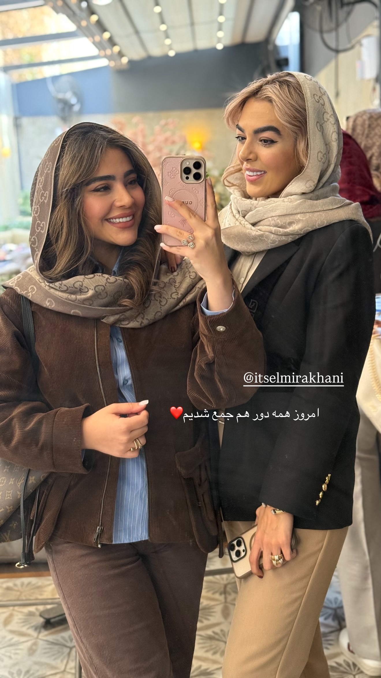  جدید ترین استوری اینستاگرام صبا مرشدی