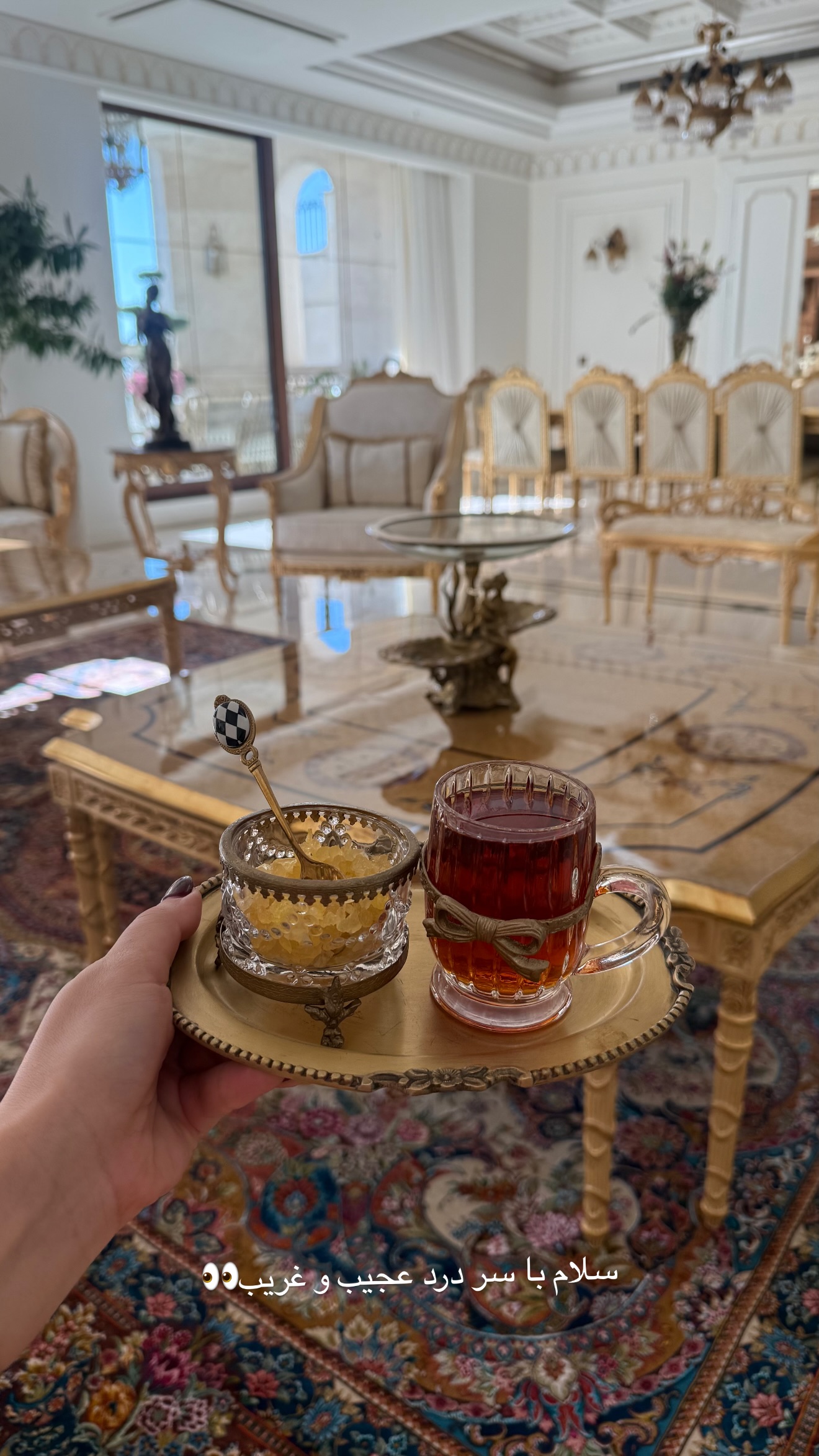  جدید ترین استوری اینستاگرام صبا مرشدی