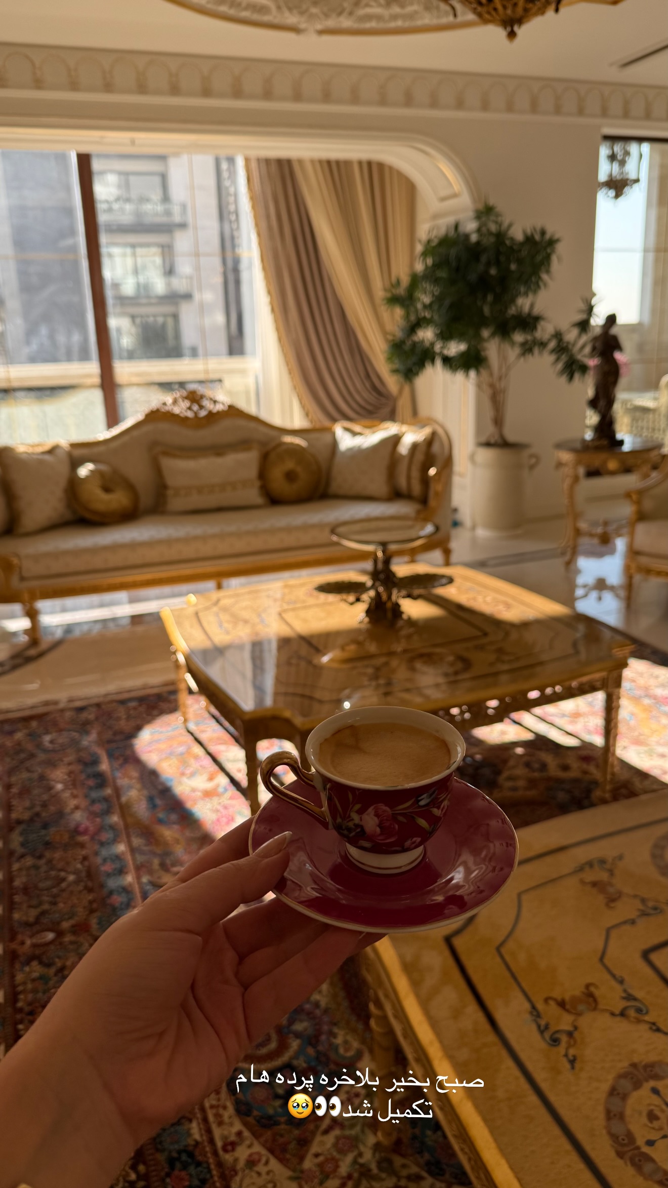  جدید ترین استوری اینستاگرام صبا مرشدی