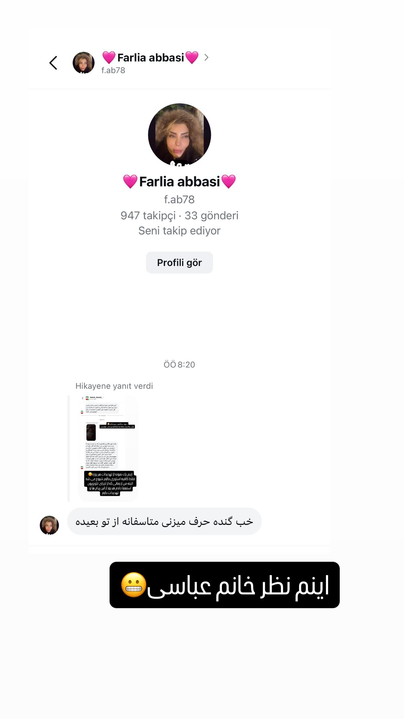  جدید ترین استوری اینستاگرام صبا راد