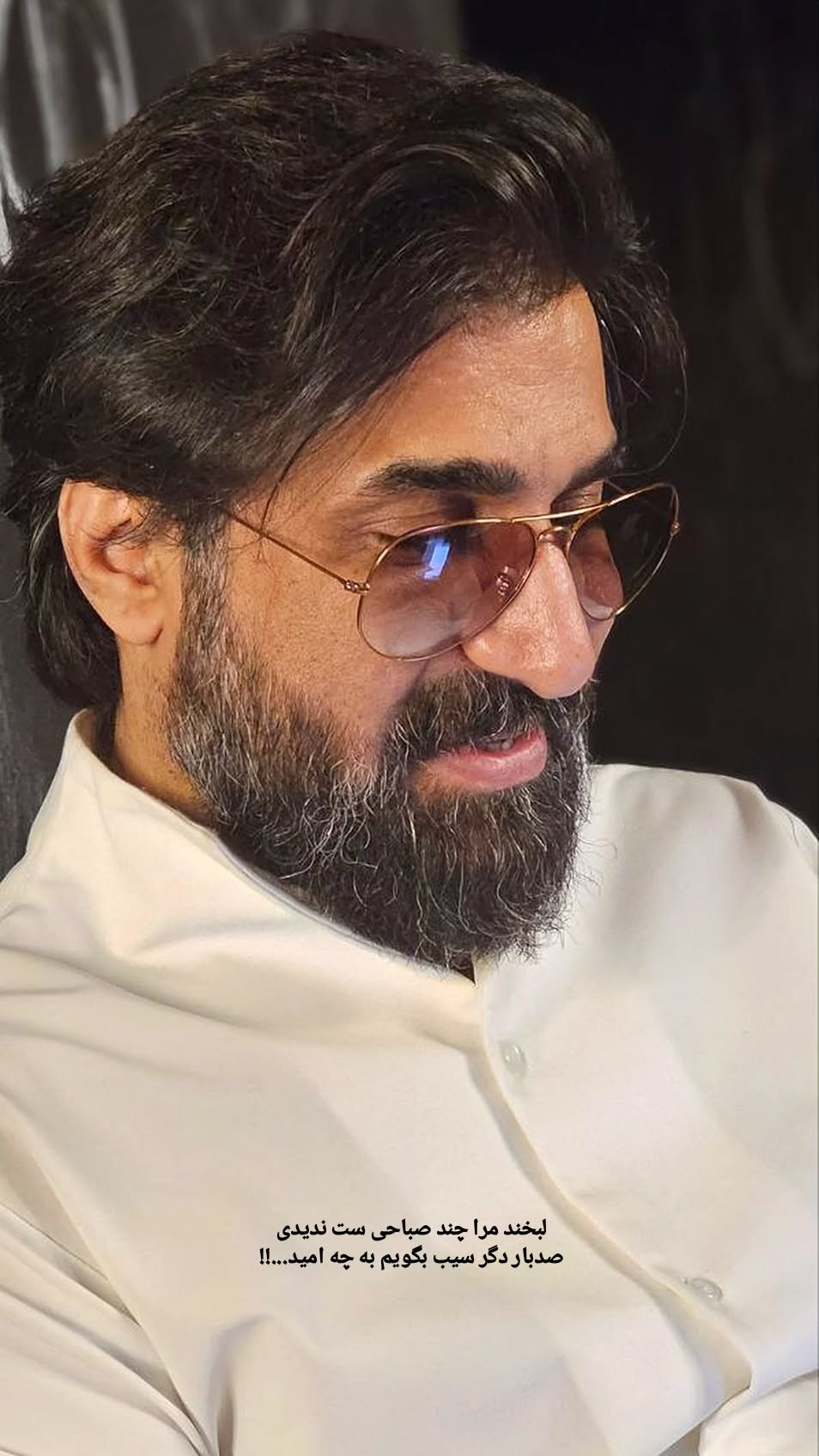  جدید ترین استوری اینستاگرام صابر خراسانی