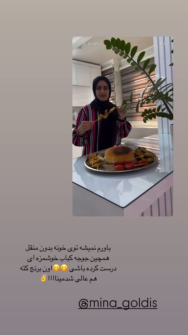  جدید ترین استوری اینستاگرام زینب سادات نوفرستی