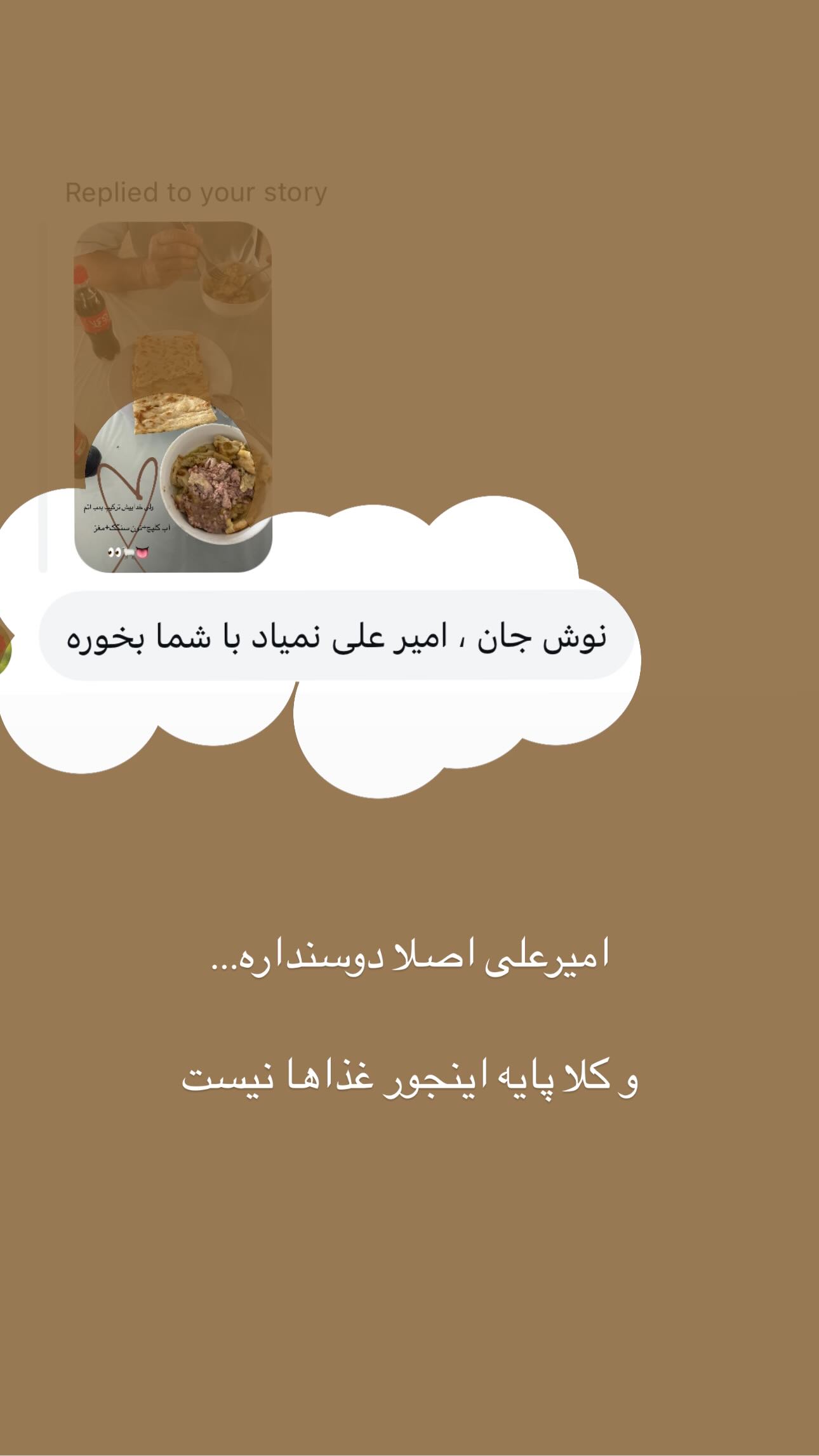  جدید ترین استوری اینستاگرام زینب سادات نوفرستی