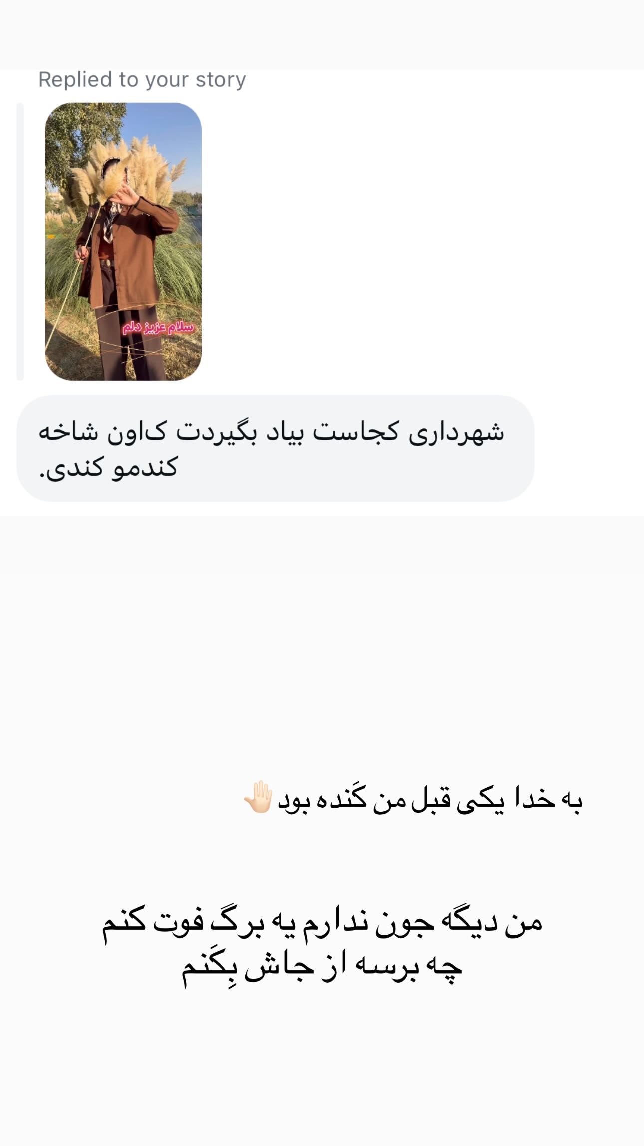  جدید ترین استوری اینستاگرام زینب سادات نوفرستی