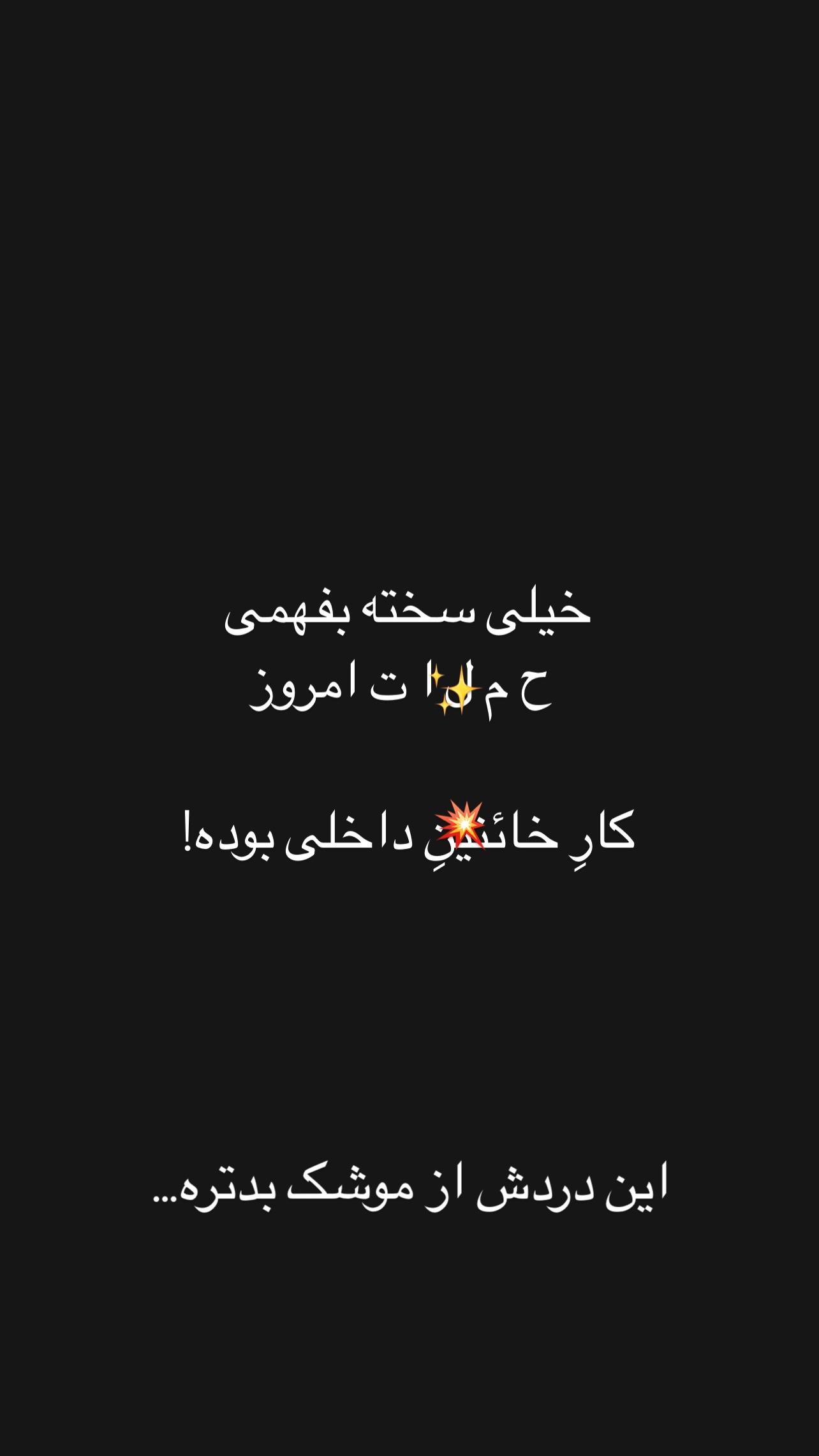  جدید ترین استوری اینستاگرام زینب سادات نوفرستی