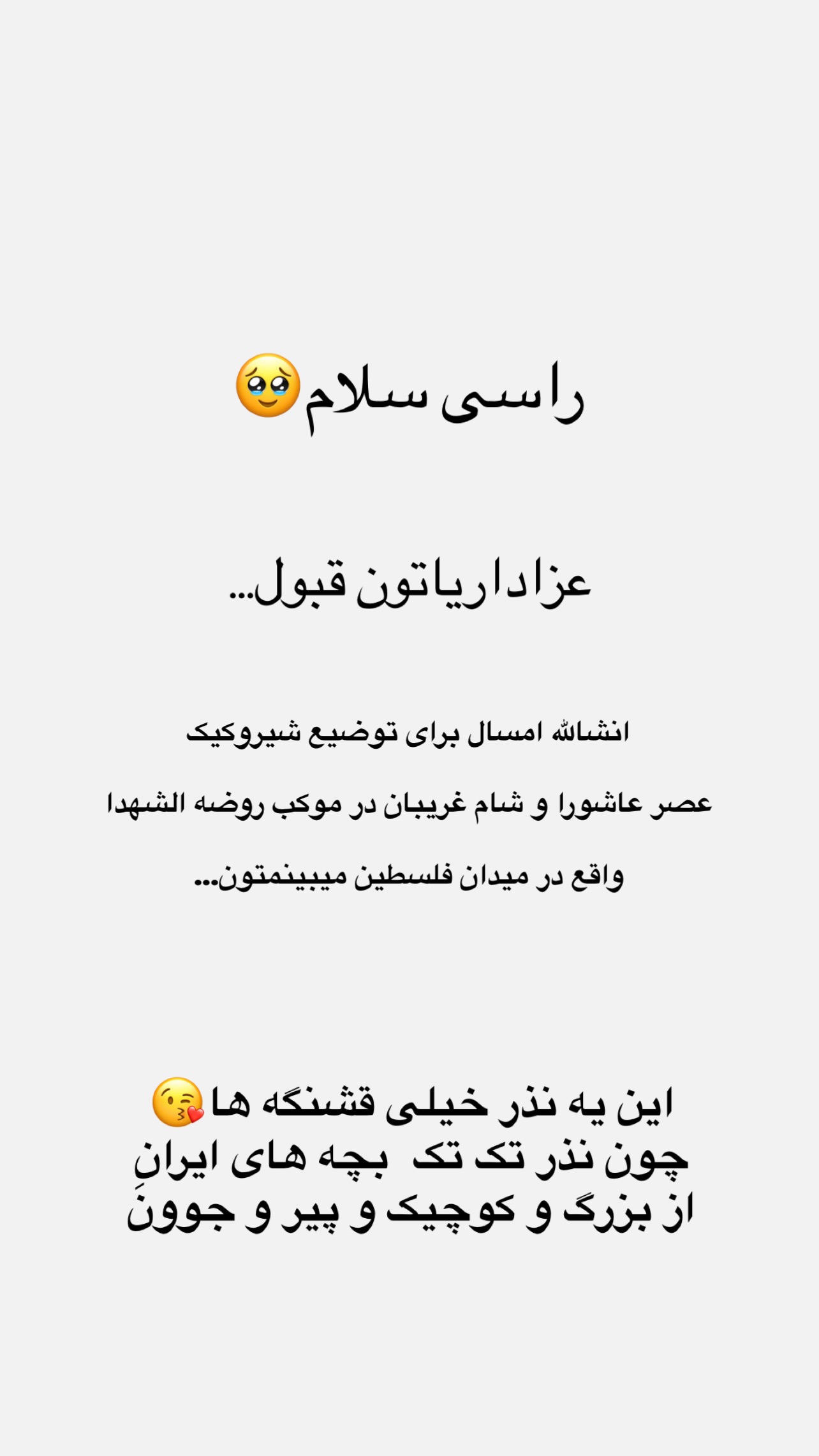  جدید ترین استوری اینستاگرام زینب سادات نوفرستی