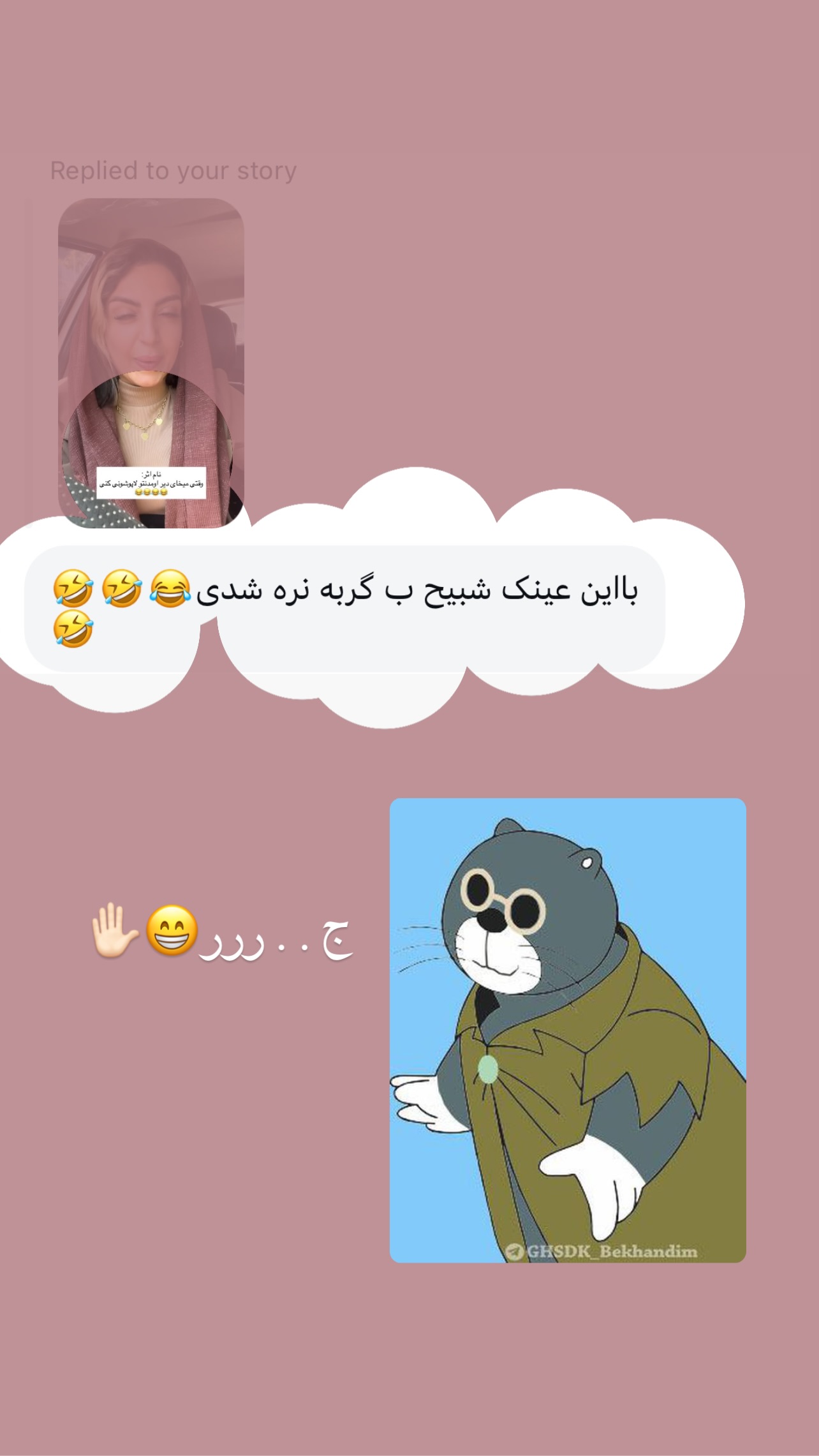  جدید ترین استوری اینستاگرام زینب سادات نوفرستی