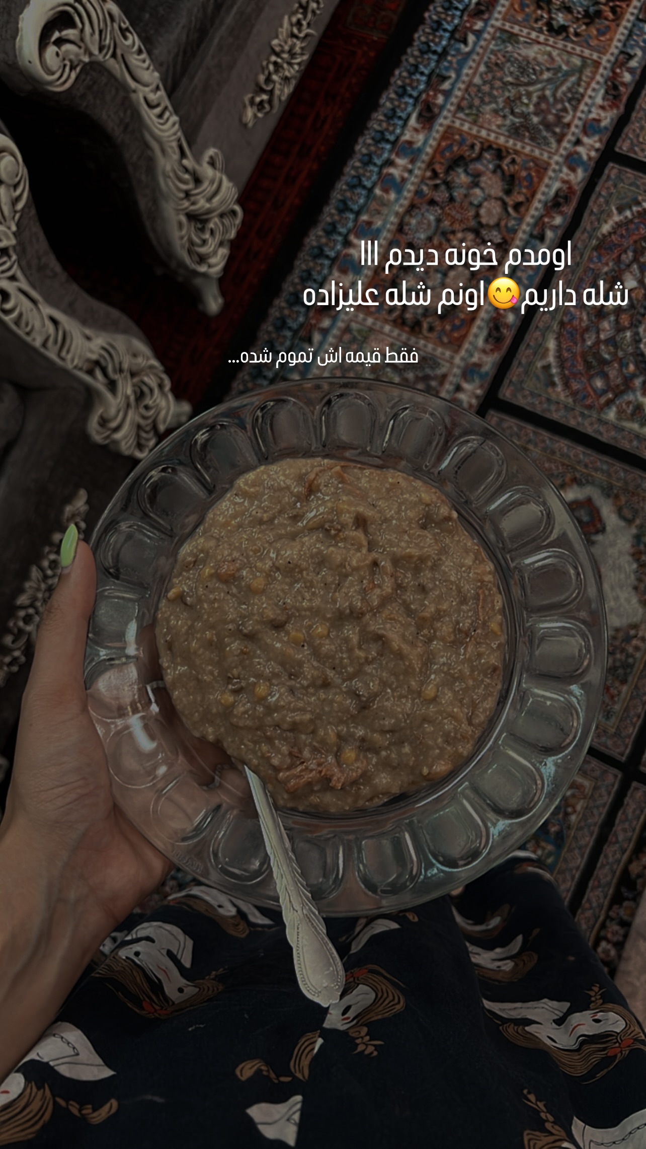  جدید ترین استوری اینستاگرام زینب سادات نوفرستی