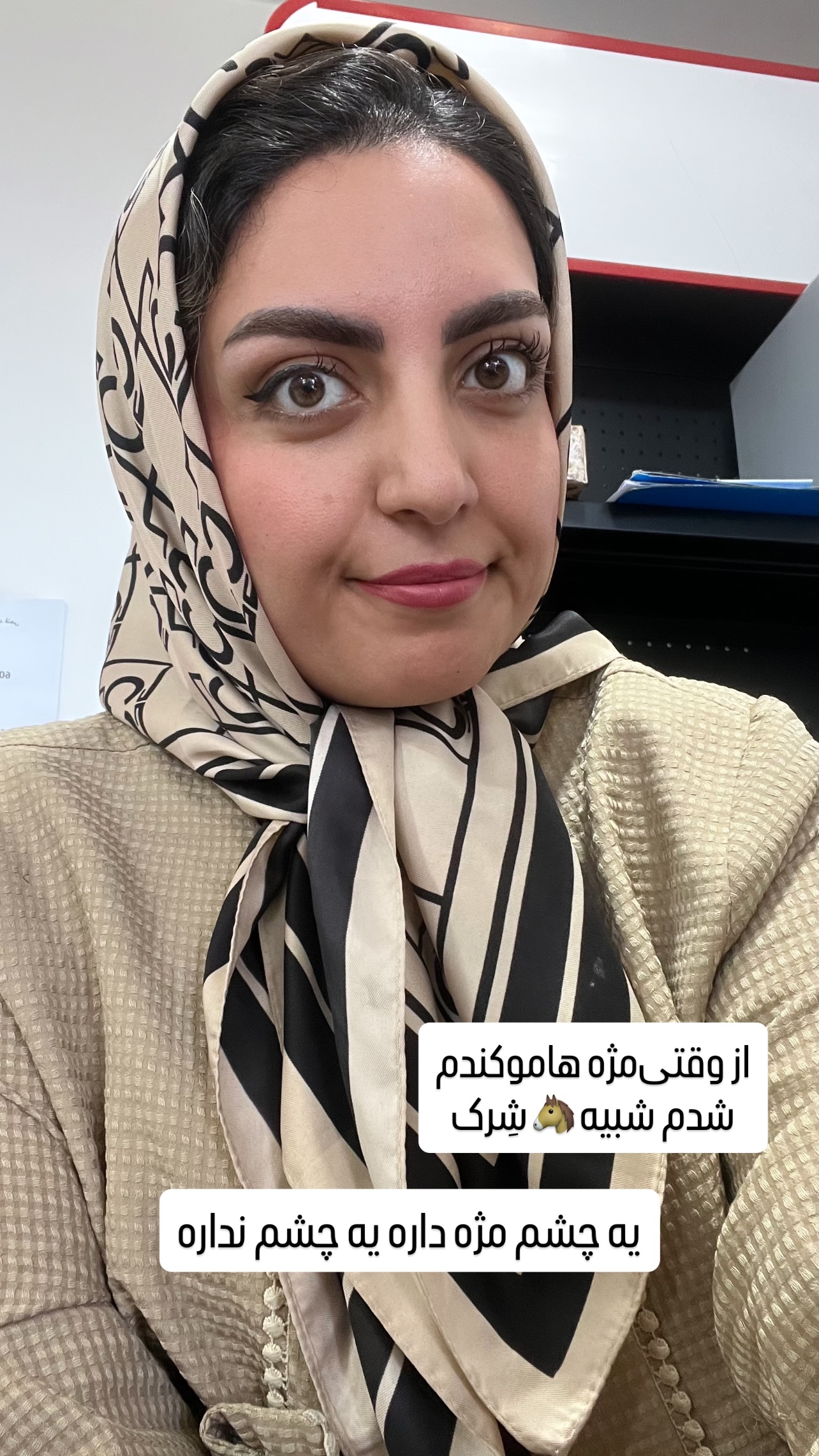  جدید ترین استوری اینستاگرام زینب سادات نوفرستی