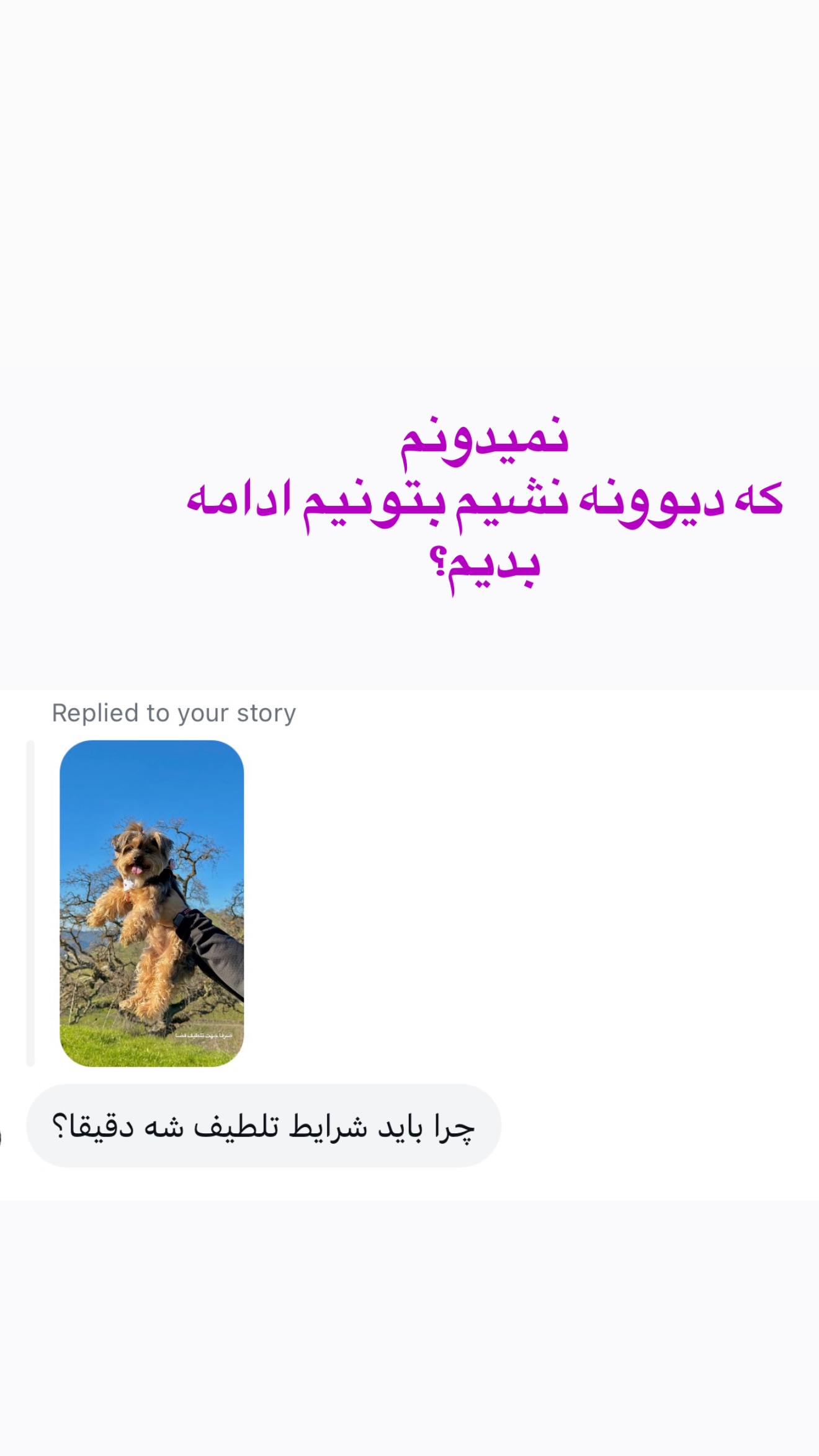  جدید ترین استوری اینستاگرام صدف مسائلی