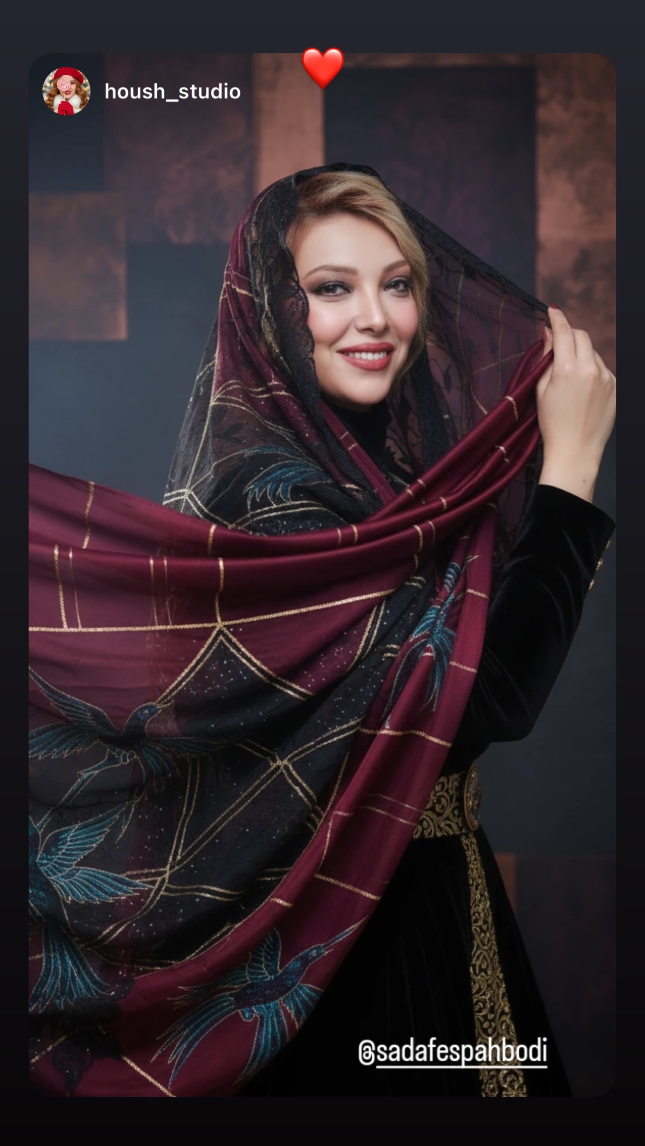  جدید ترین استوری اینستاگرام صدف اسپهبدی